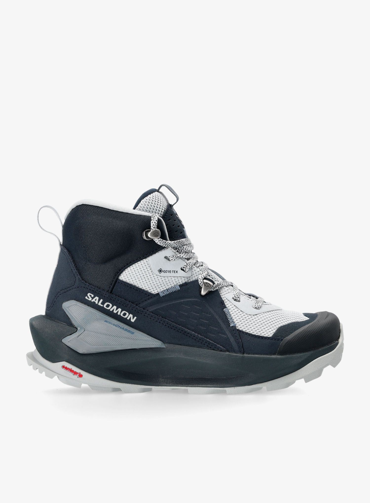 Черевики туристичні жіночі Salomon Elixir Mid GTX - carbon/blue/flint