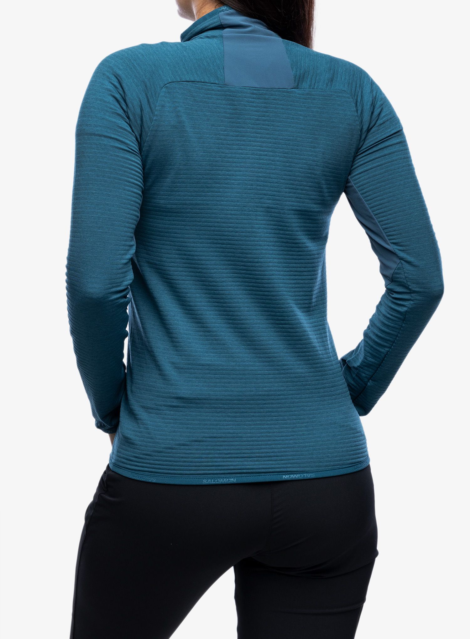Кофта жіноча без каптура Salomon Essential Ltwarm FZ - deep dive