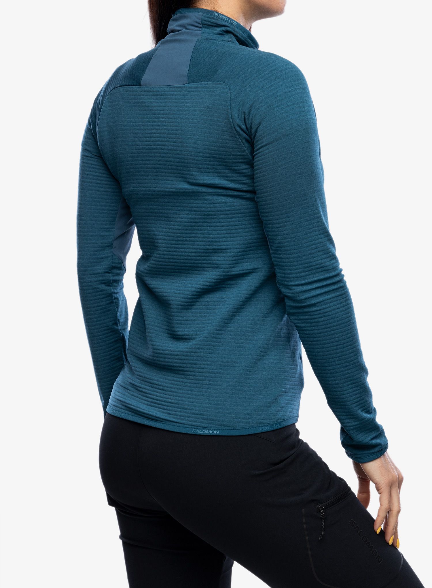 Кофта жіноча без каптура Salomon Essential Ltwarm FZ - deep dive