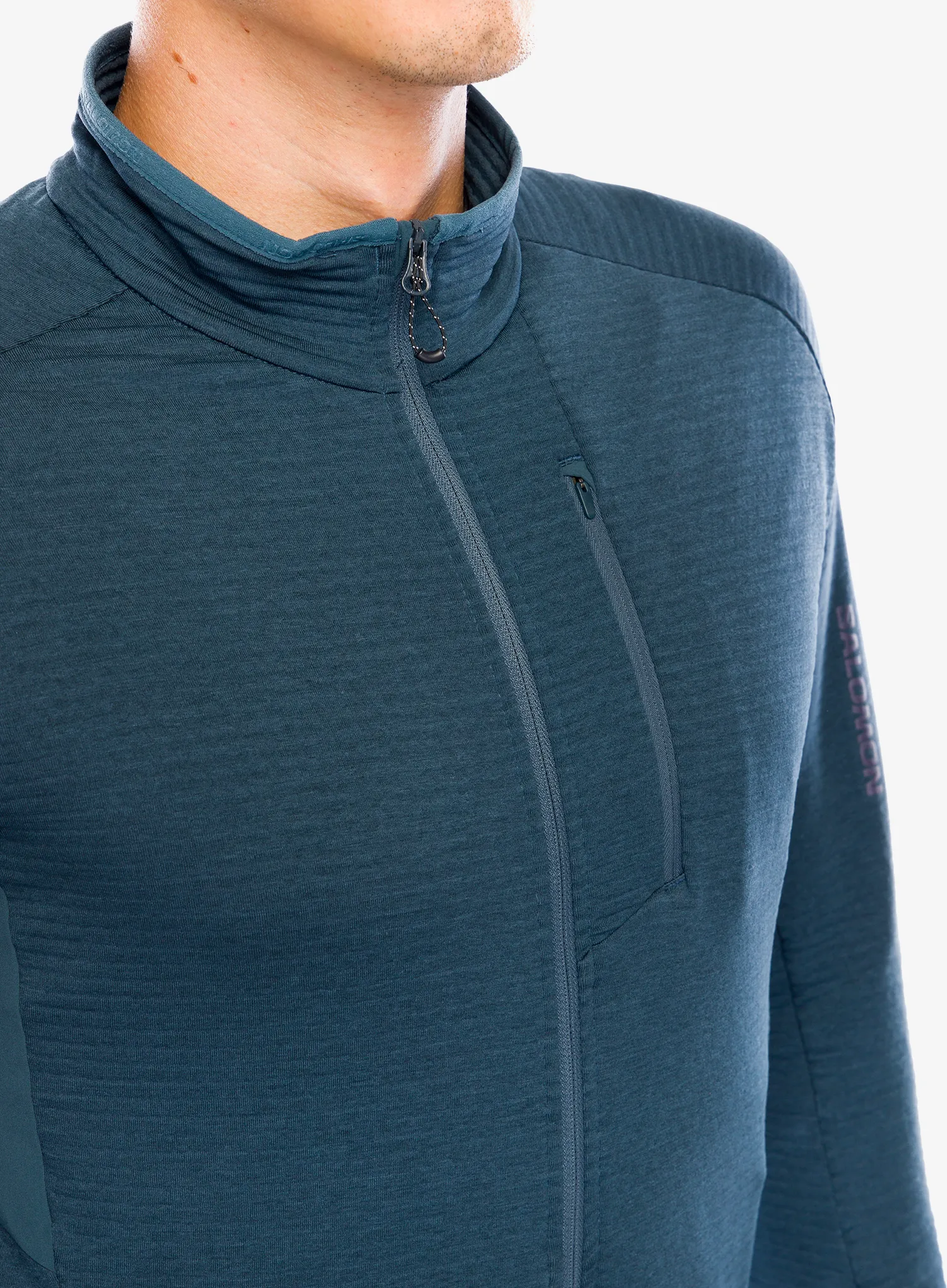 Кофта на замку Salomon Essential Ltwarm FZ - midnight navy