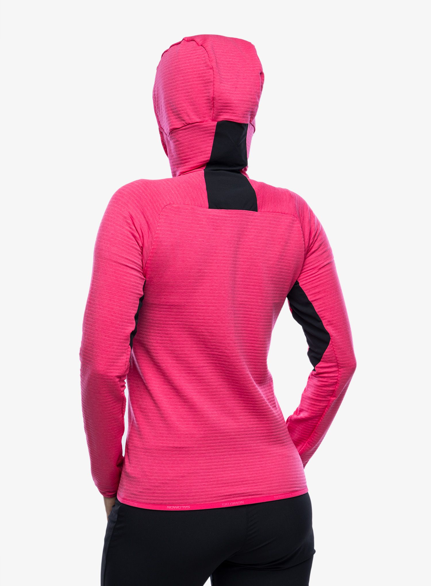 Кофта на замку жіноча Salomon Essential Ltwarm FZ HD - beetroot purple