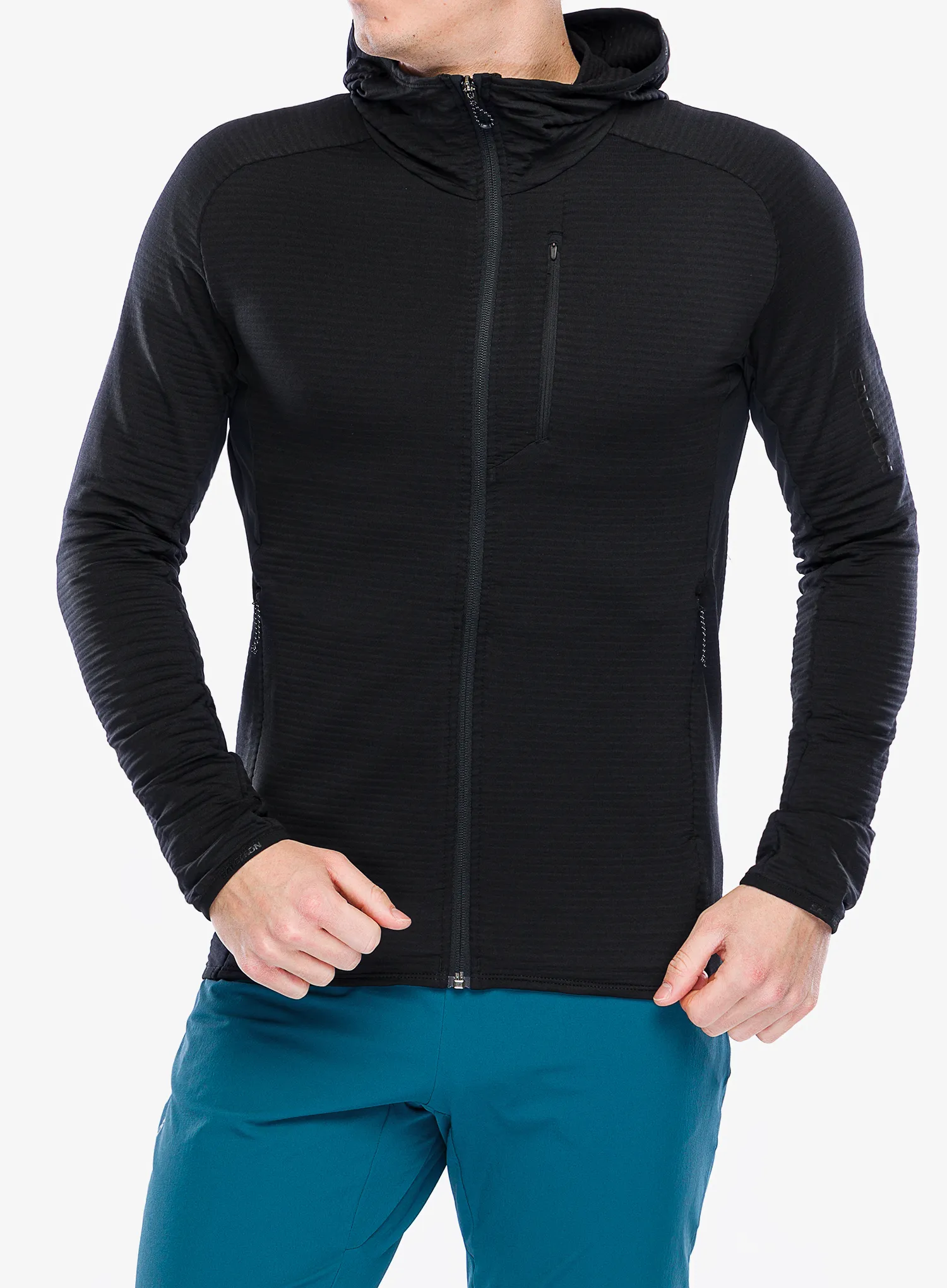 Кофта з каптуром Salomon Essential Ltwarm HD - deep black