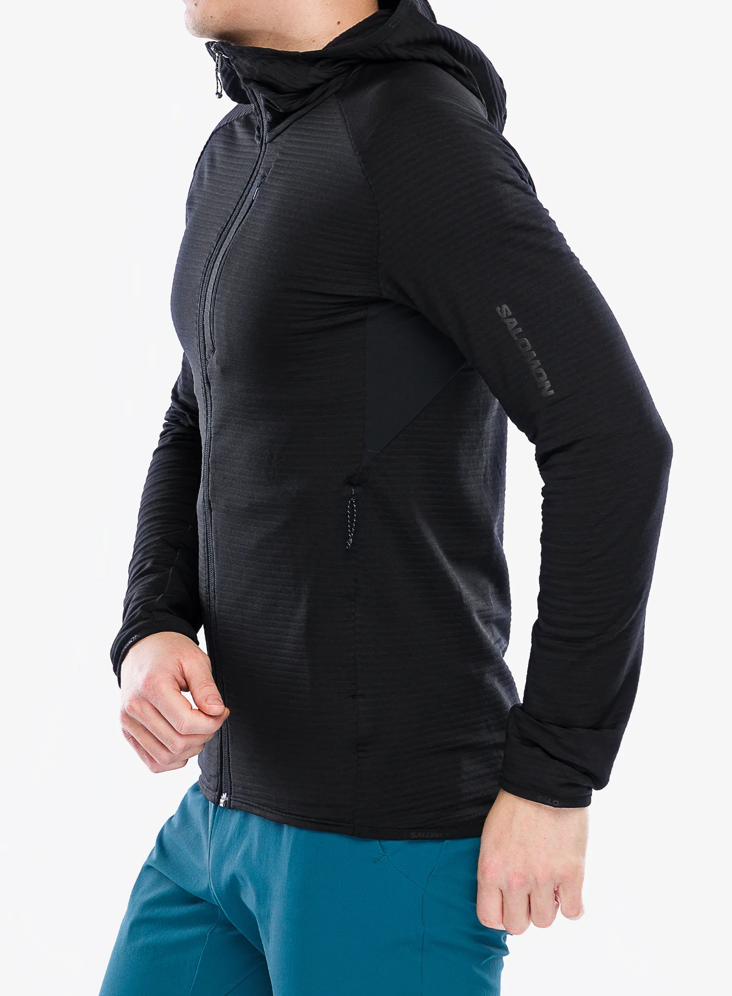 Кофта з каптуром Salomon Essential Ltwarm HD - deep black