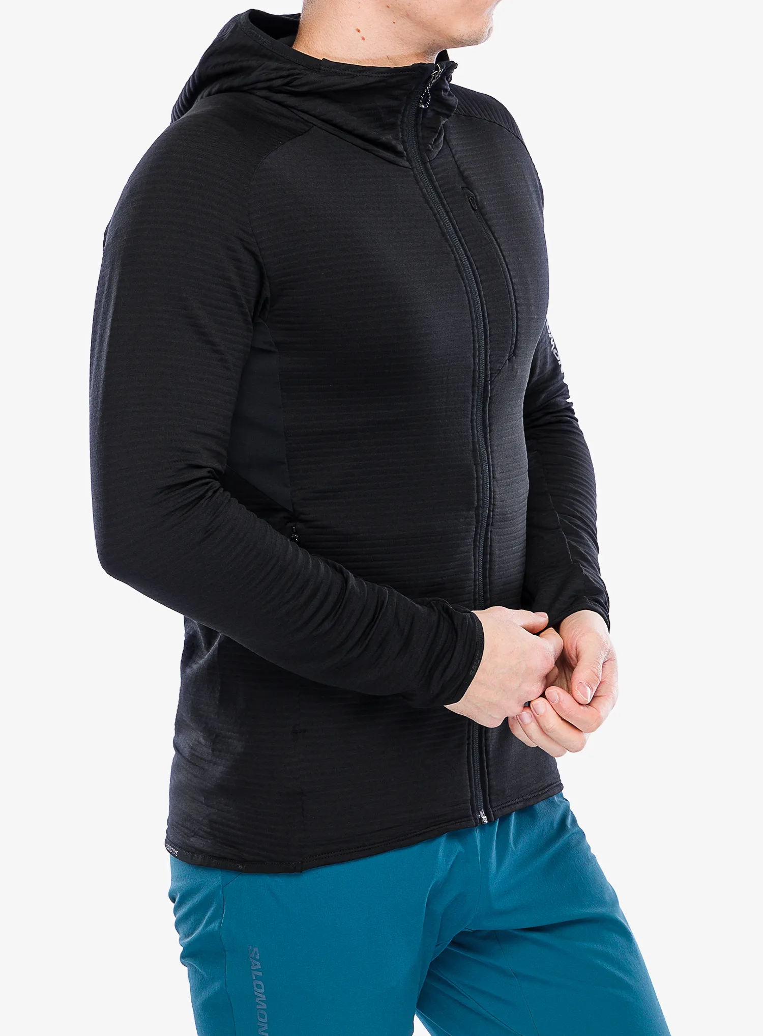 Кофта з каптуром Salomon Essential Ltwarm HD - deep black