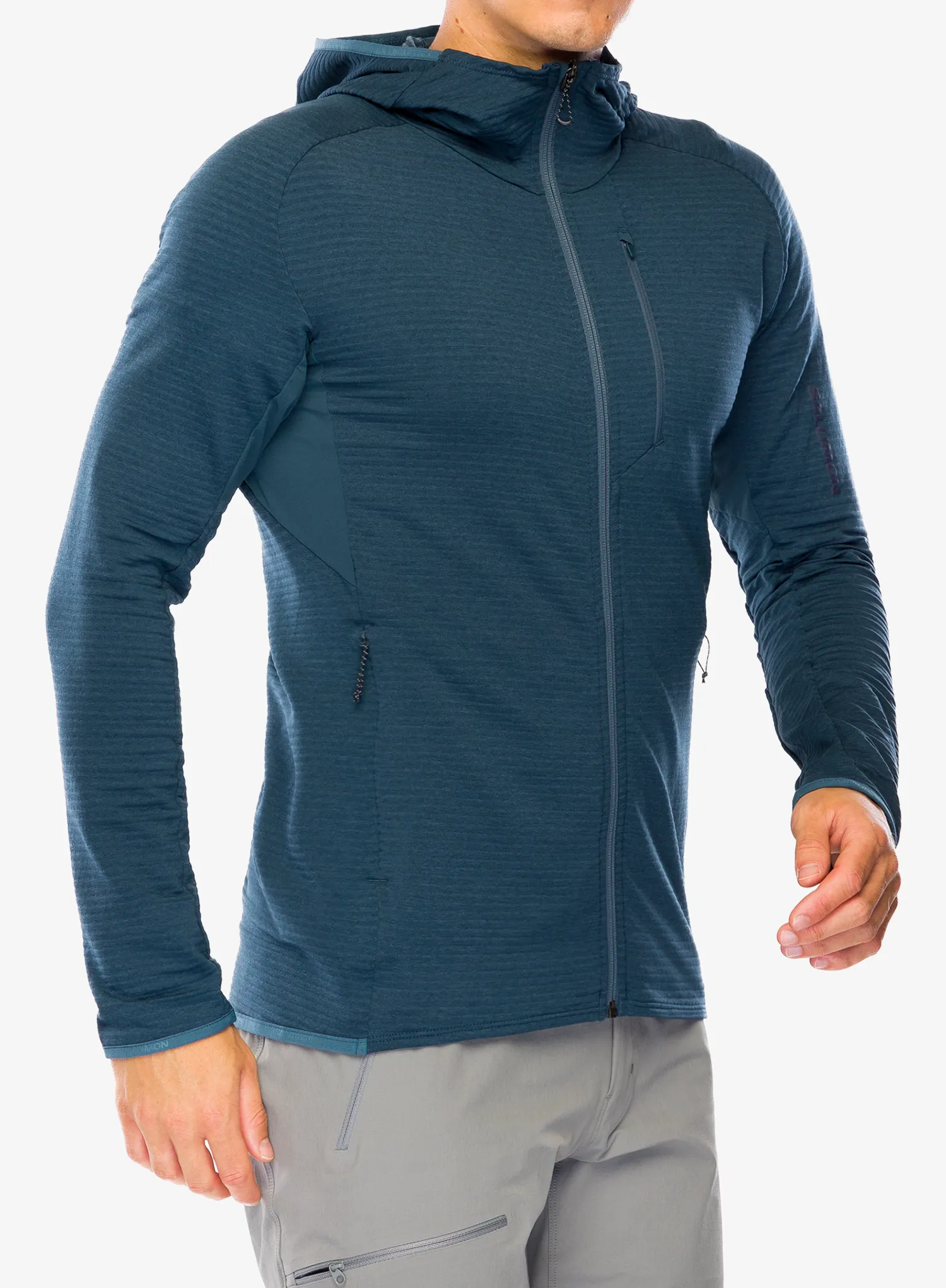 Кофта з каптуром Salomon Essential Ltwarm HD - midnight navy