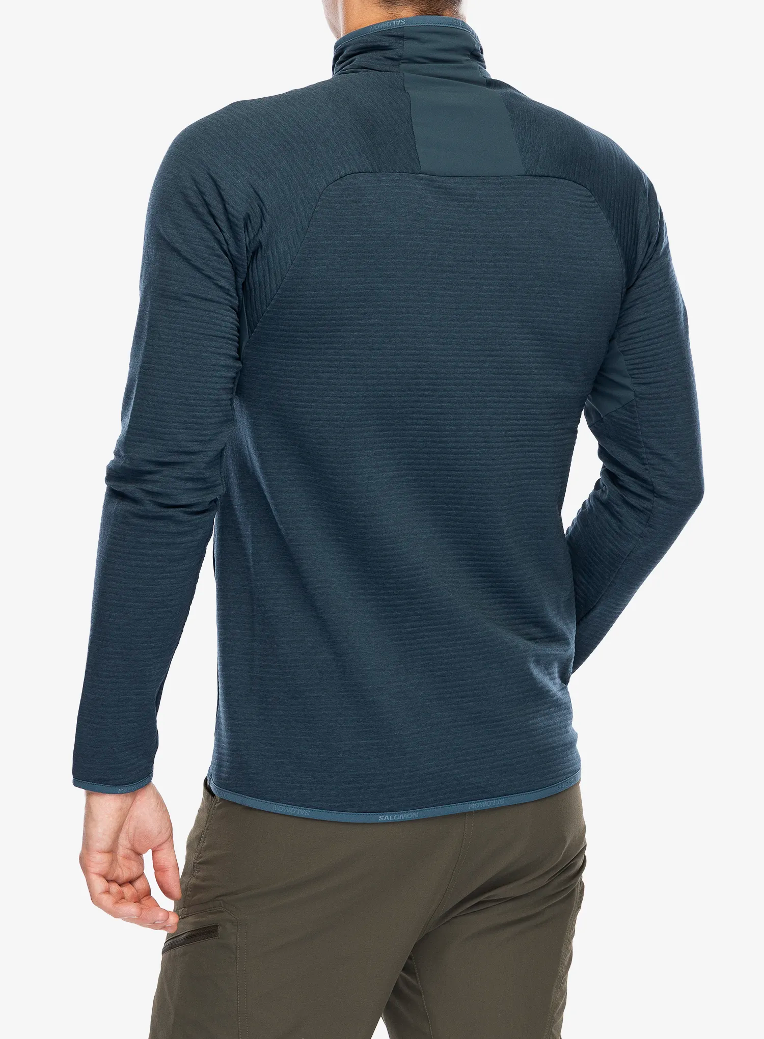 Кофта флісова Salomon Essential Ltwarm HZ - midnight navy