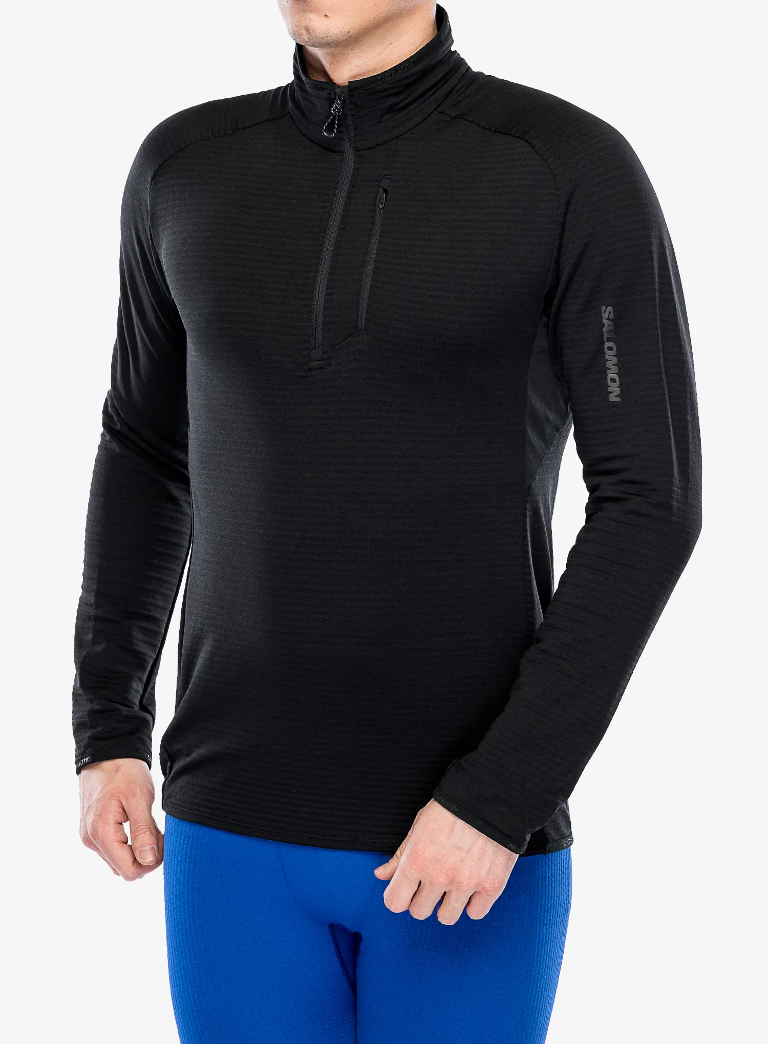 Кофта без каптура Salomon Essential Ltwarm Hz - deep black