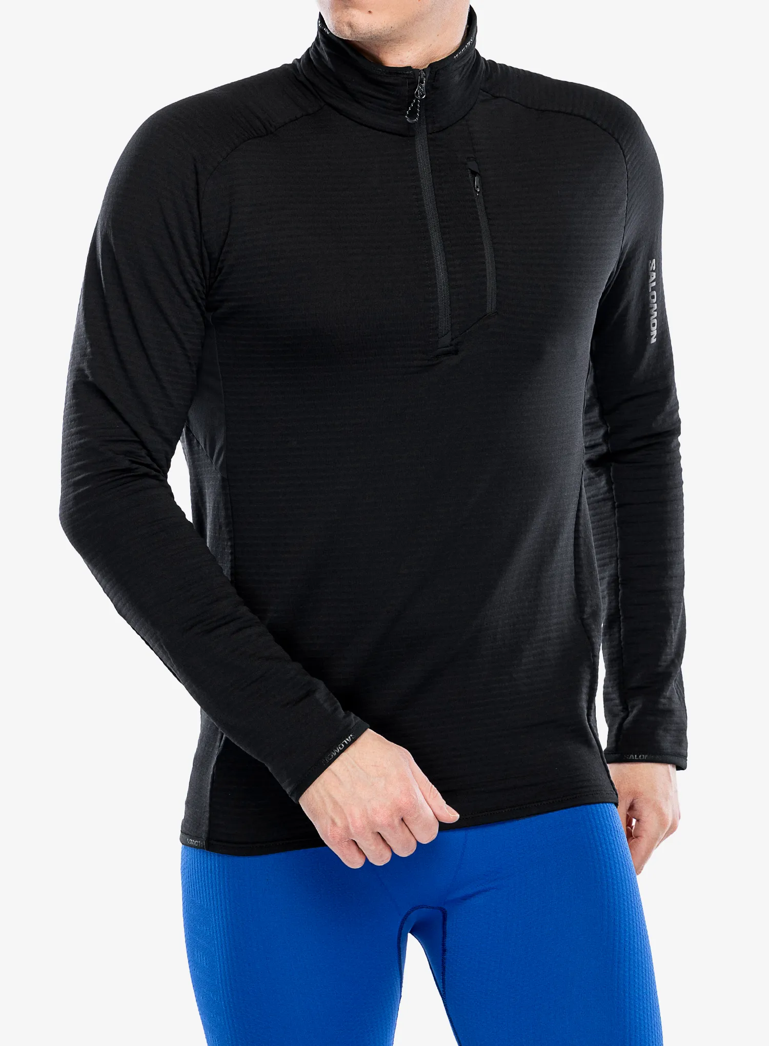 Кофта без каптура Salomon Essential Ltwarm Hz - deep black