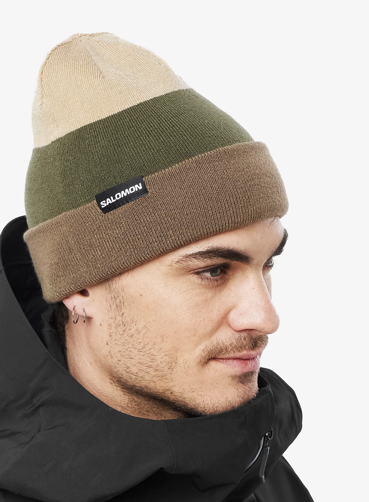 Шапка зимова Salomon Flatspin Reversible Beani - shitake