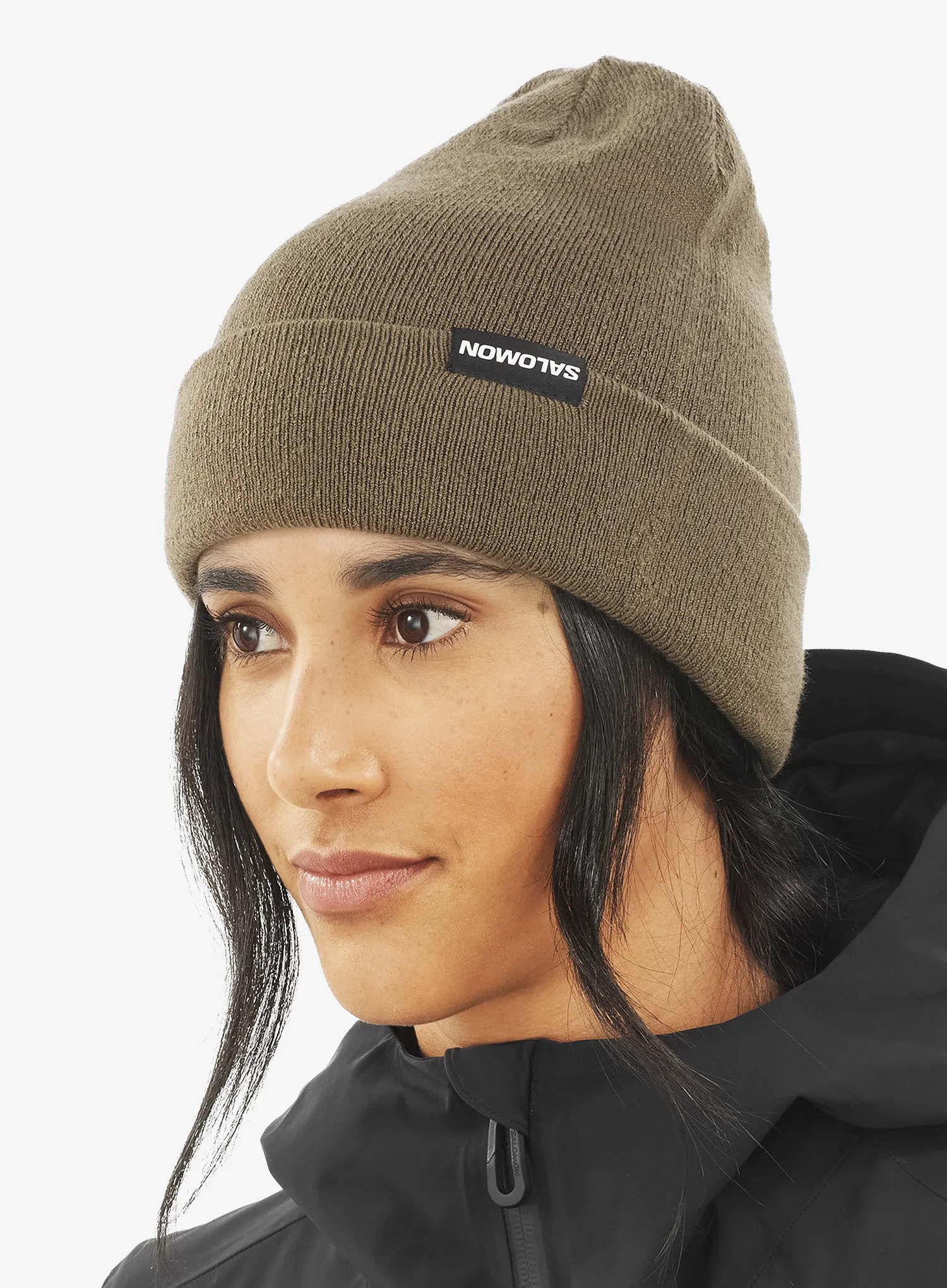 Шапка зимова Salomon Flatspin Reversible Beani - shitake