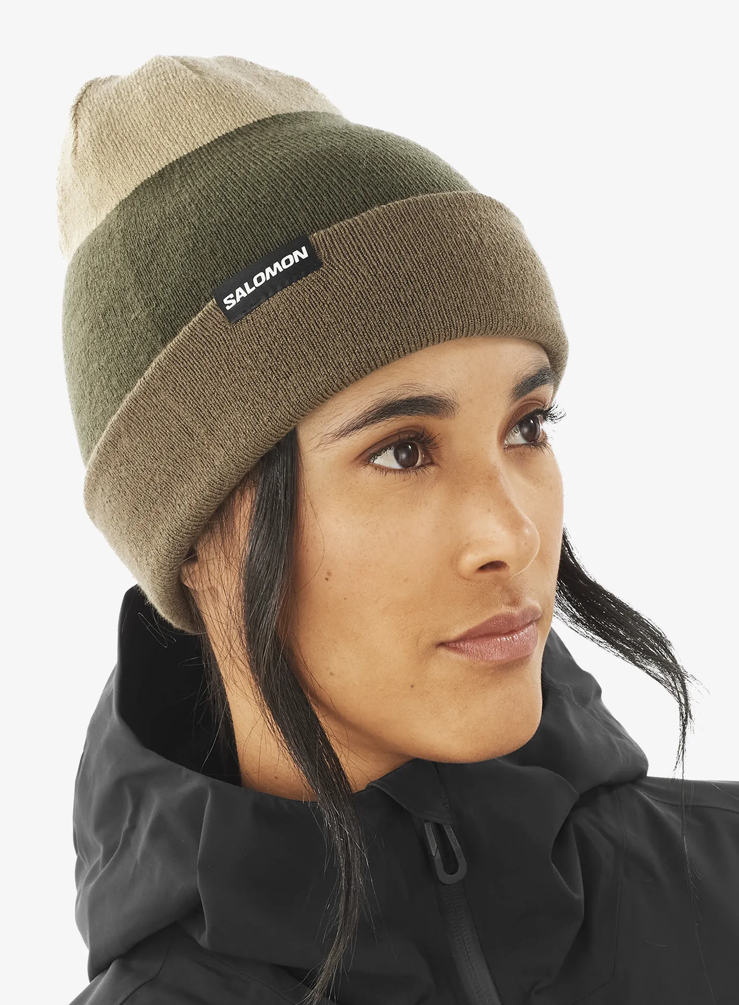 Шапка зимова Salomon Flatspin Reversible Beani - shitake