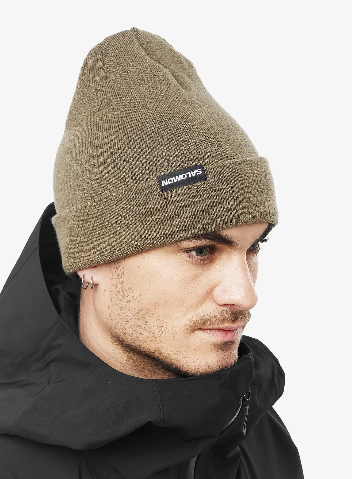 Шапка зимова Salomon Flatspin Reversible Beani - shitake