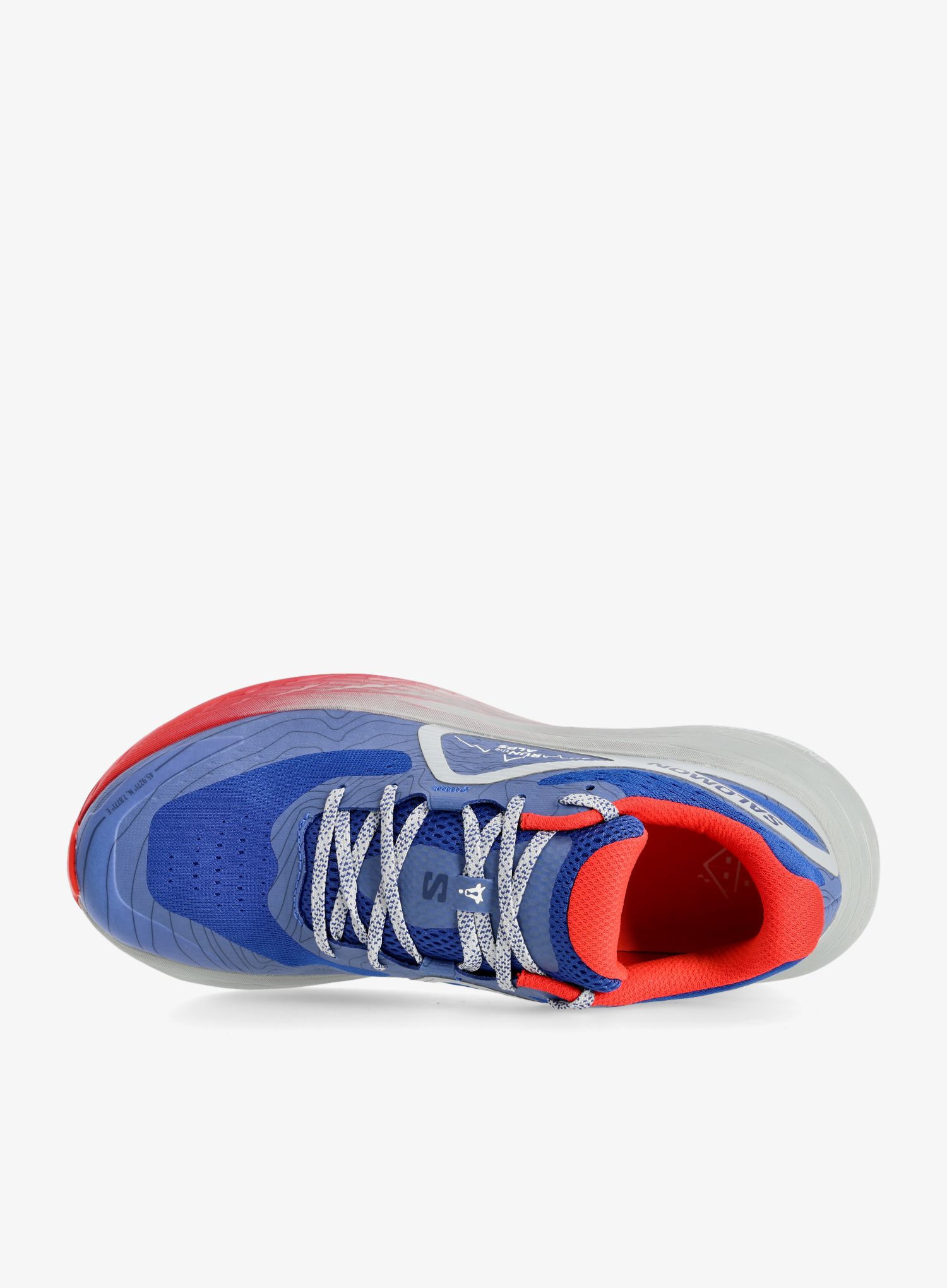 Черевики для трейлу Salomon Glide Max Tr Run The Alps - surf/quarry/red