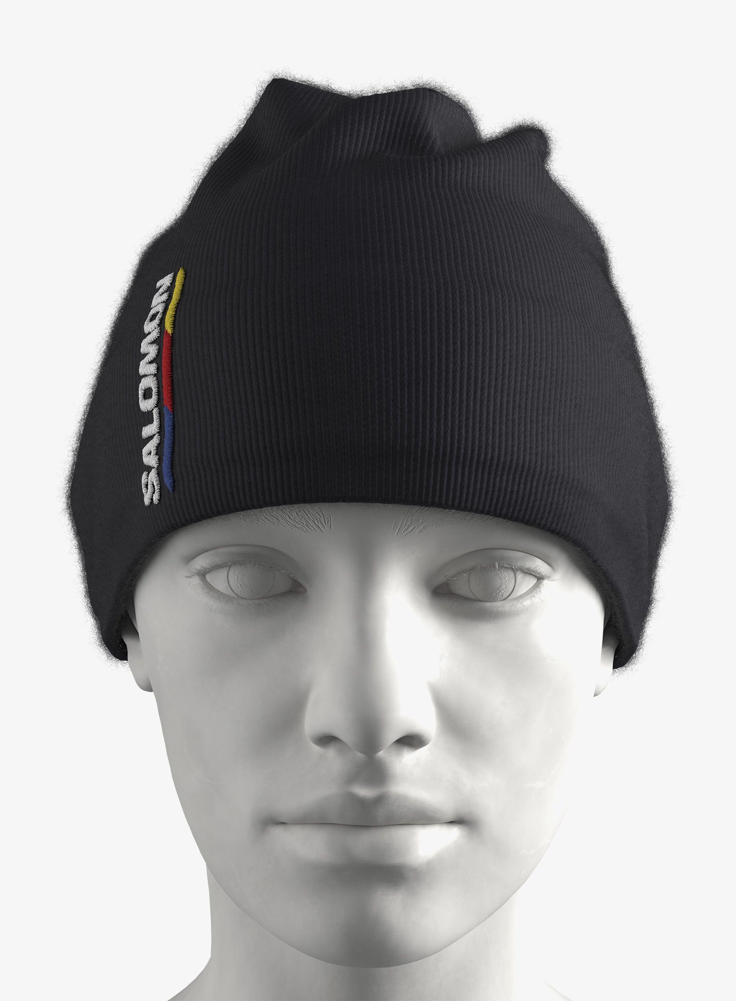 Шапка зимова Salomon Graphic Beanie - deep black