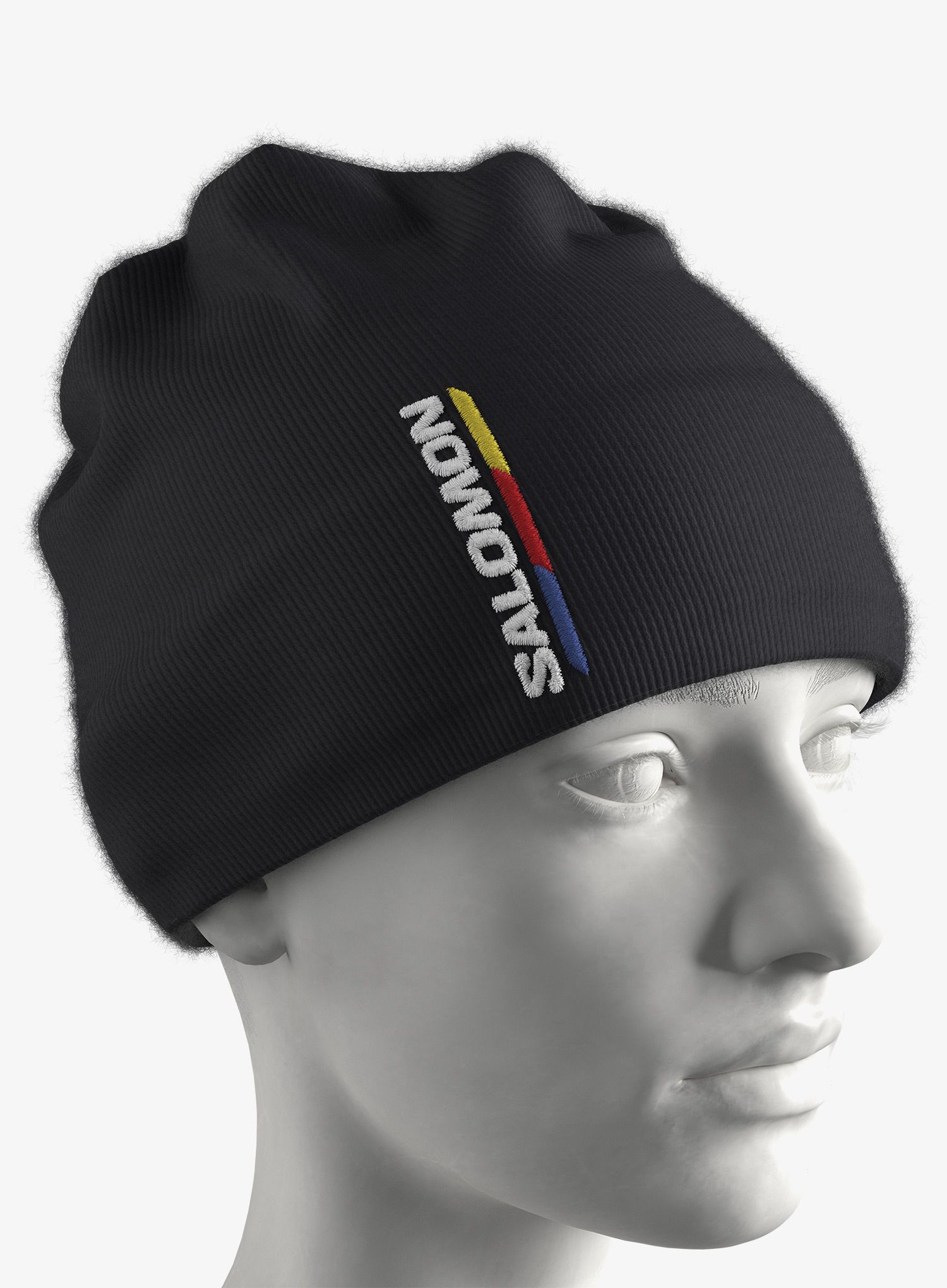 Шапка зимова Salomon Graphic Beanie - deep black