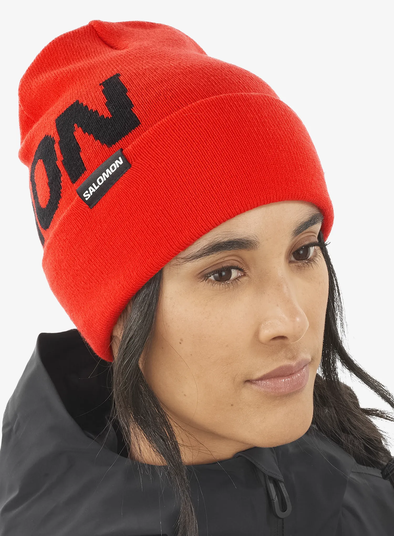 Шапка зимова Salomon Hermitage Beanie - cherry tomato