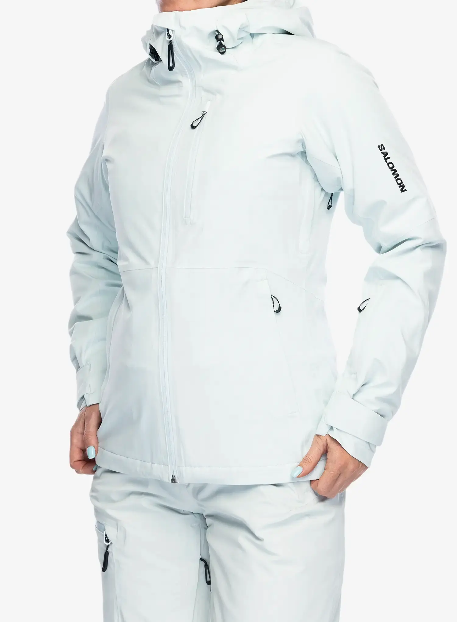 Куртка лижна жіноча Salomon Highland Jacket - misty blue