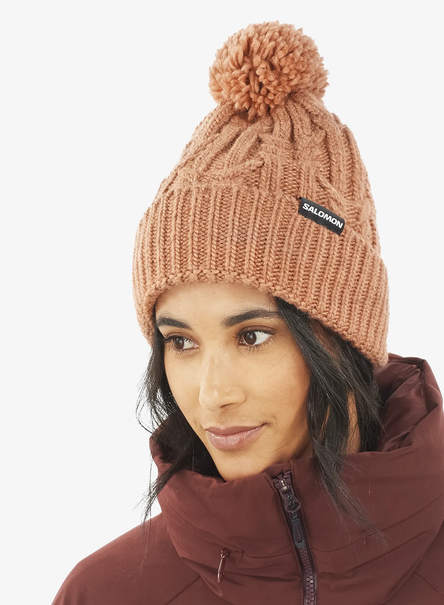 Шапка зимова Salomon Ivy Beanie - cork