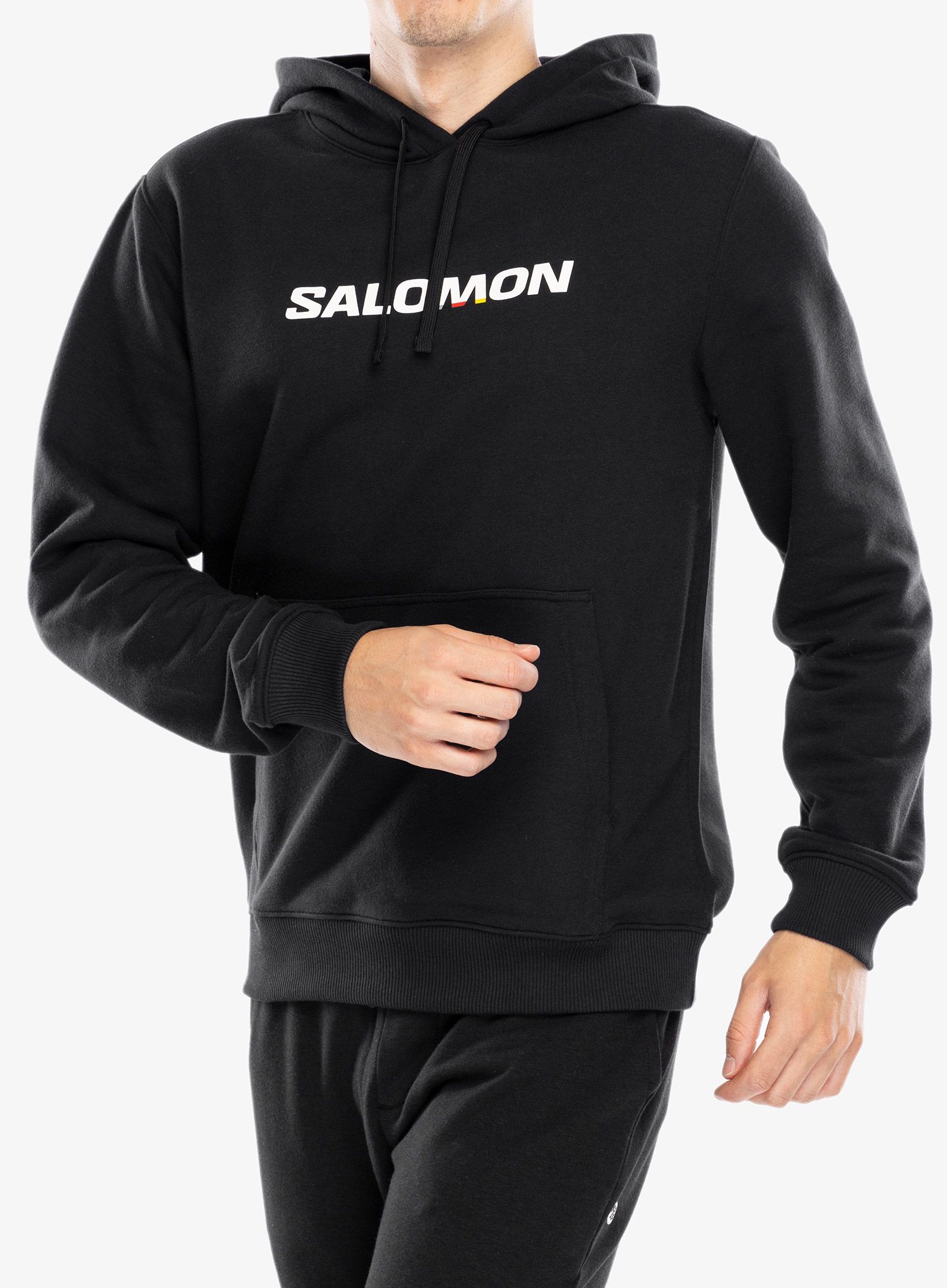 Кофта з каптуром Salomon Logo Perf HD - deep black