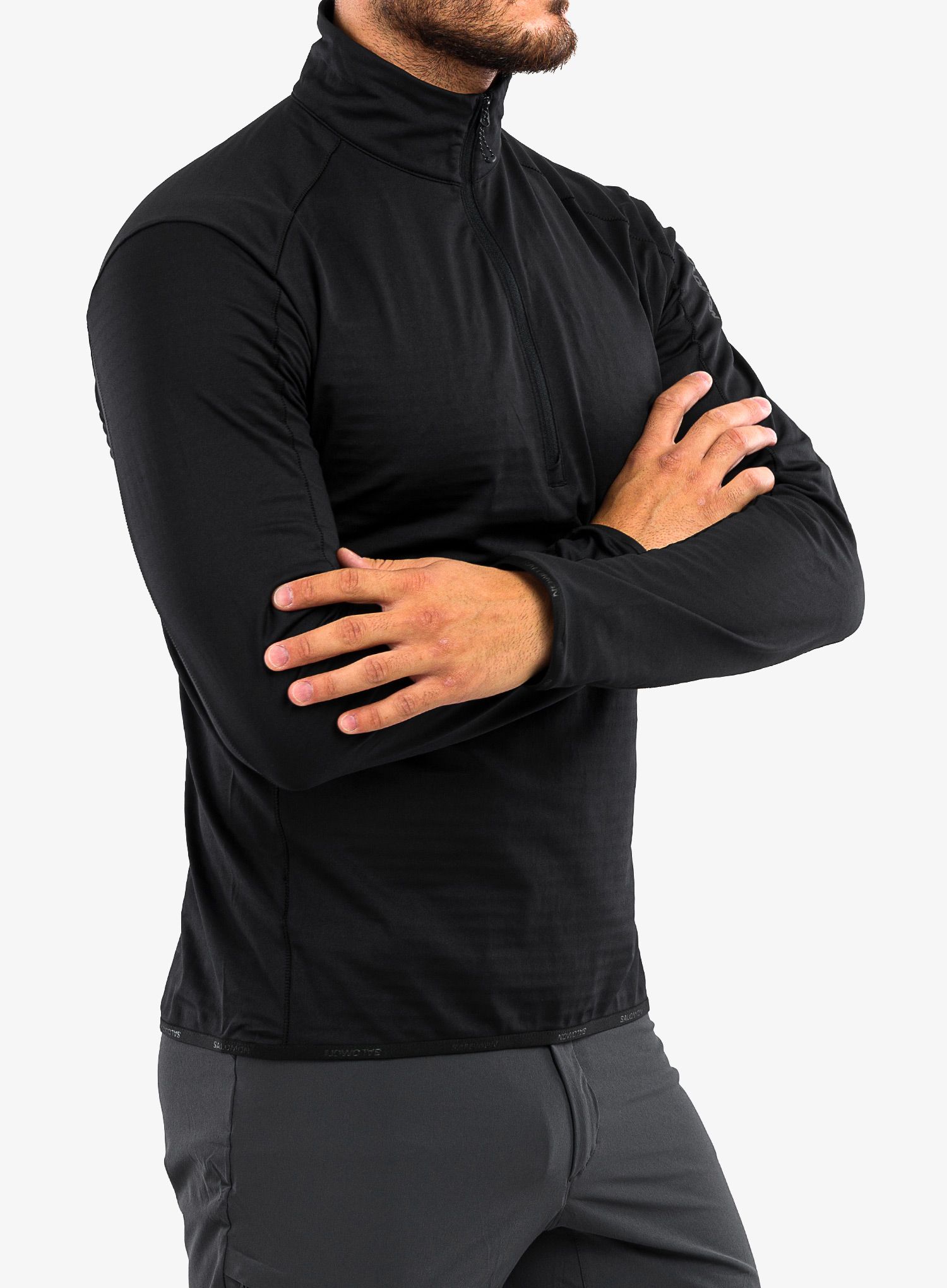 Кофта Salomon Msport Lightwarm Hz Mid - deep black