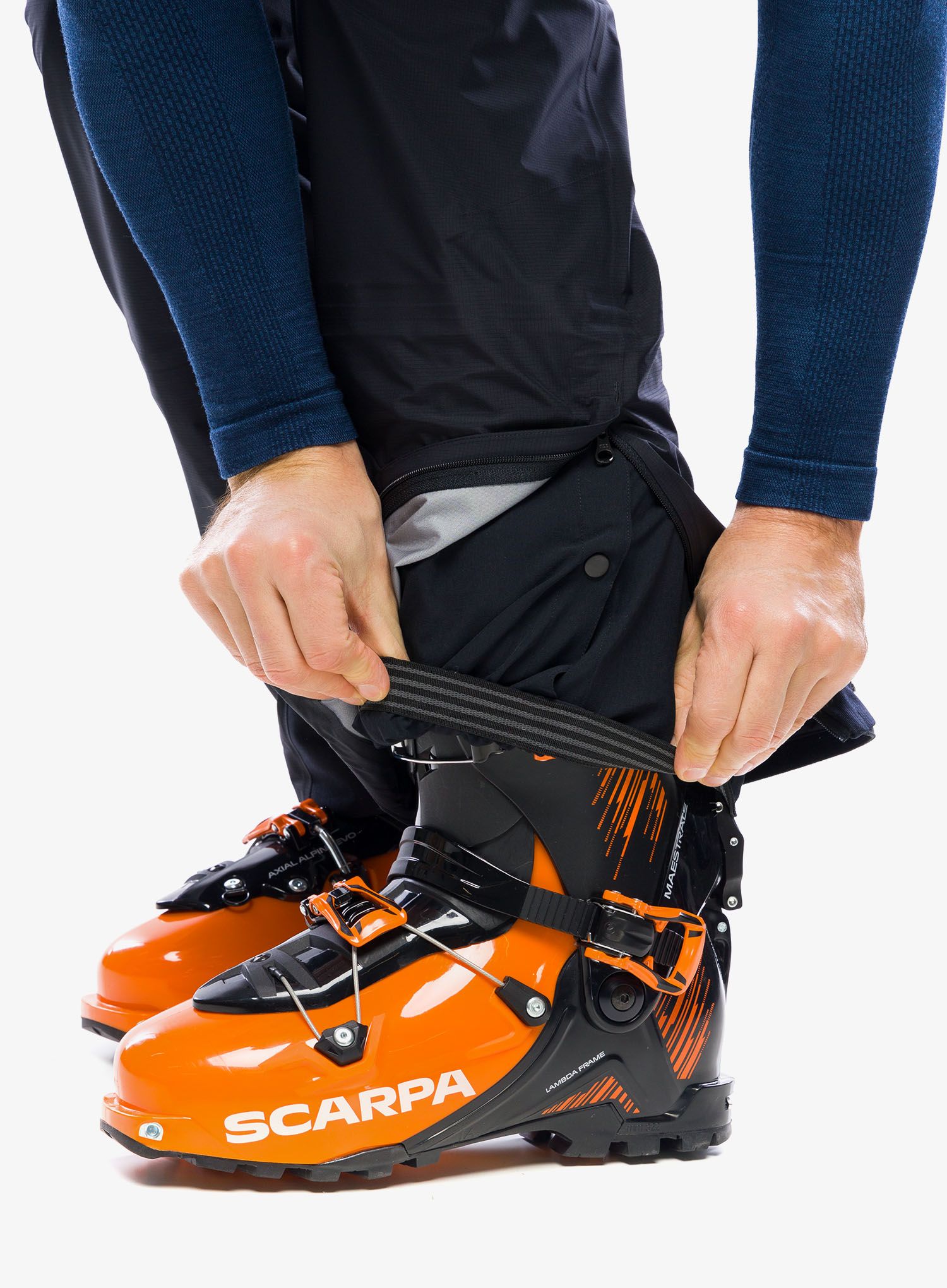 Штани скітурингові Salomon Mtn Gore-Tex 3L Pant - deep black
