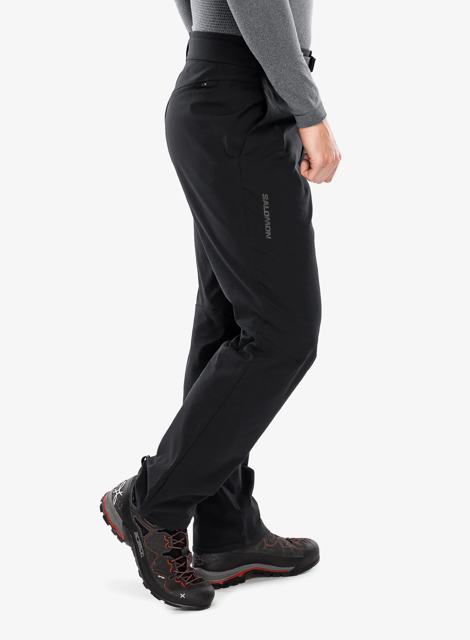 Штани туристичні Salomon Outerpath Base  - deep black