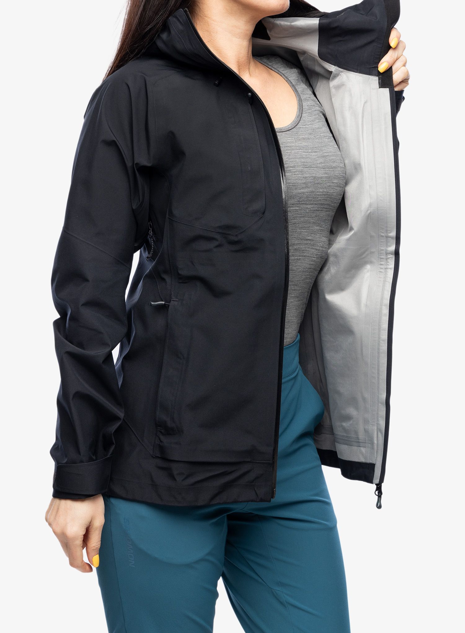 Куртка жіноча GORE-TEX Salomon Outline 3L GTX Shell - deep black