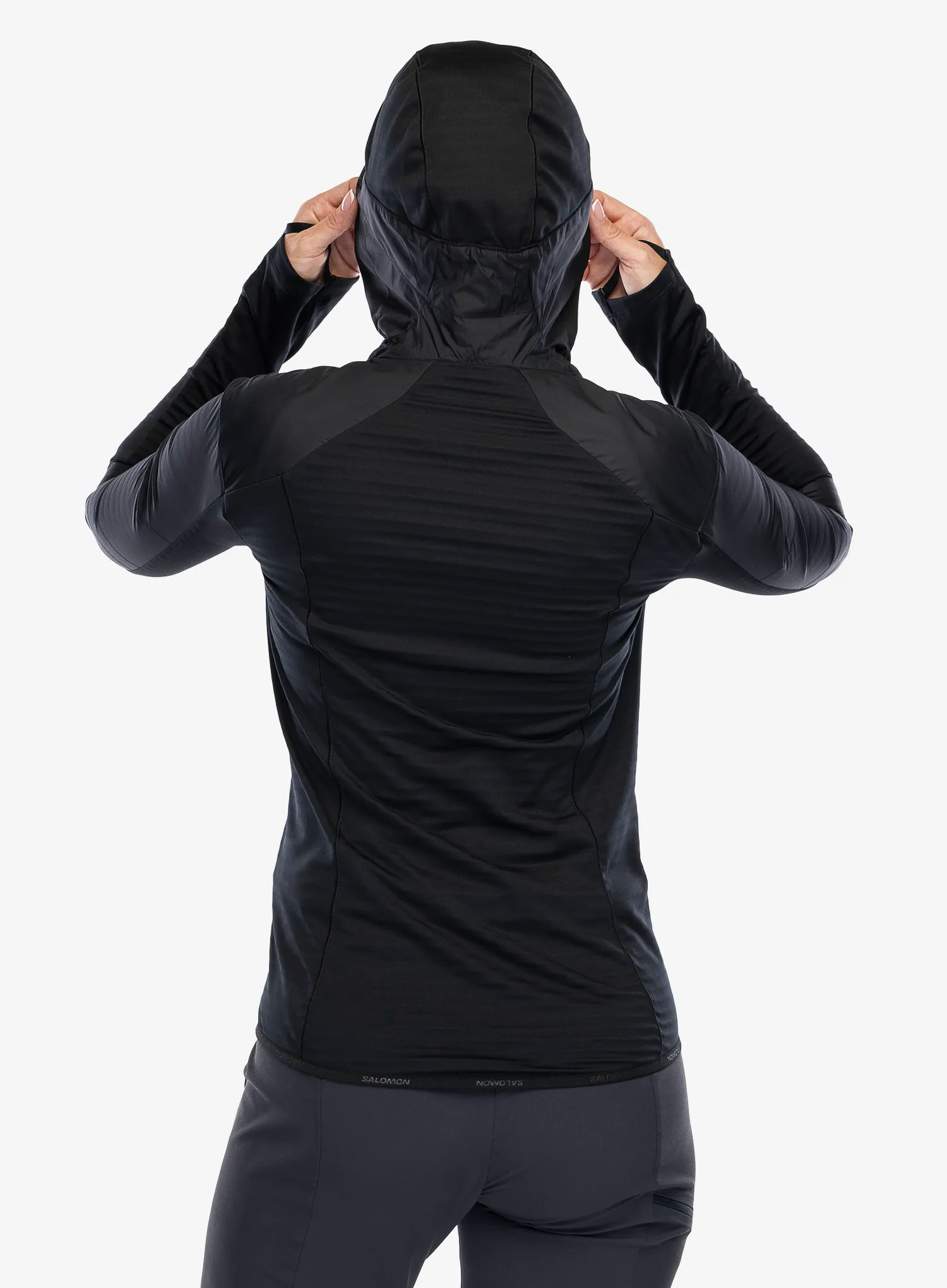 Куртка гібридна жіноча Salomon Outline As Hybrid - deep black