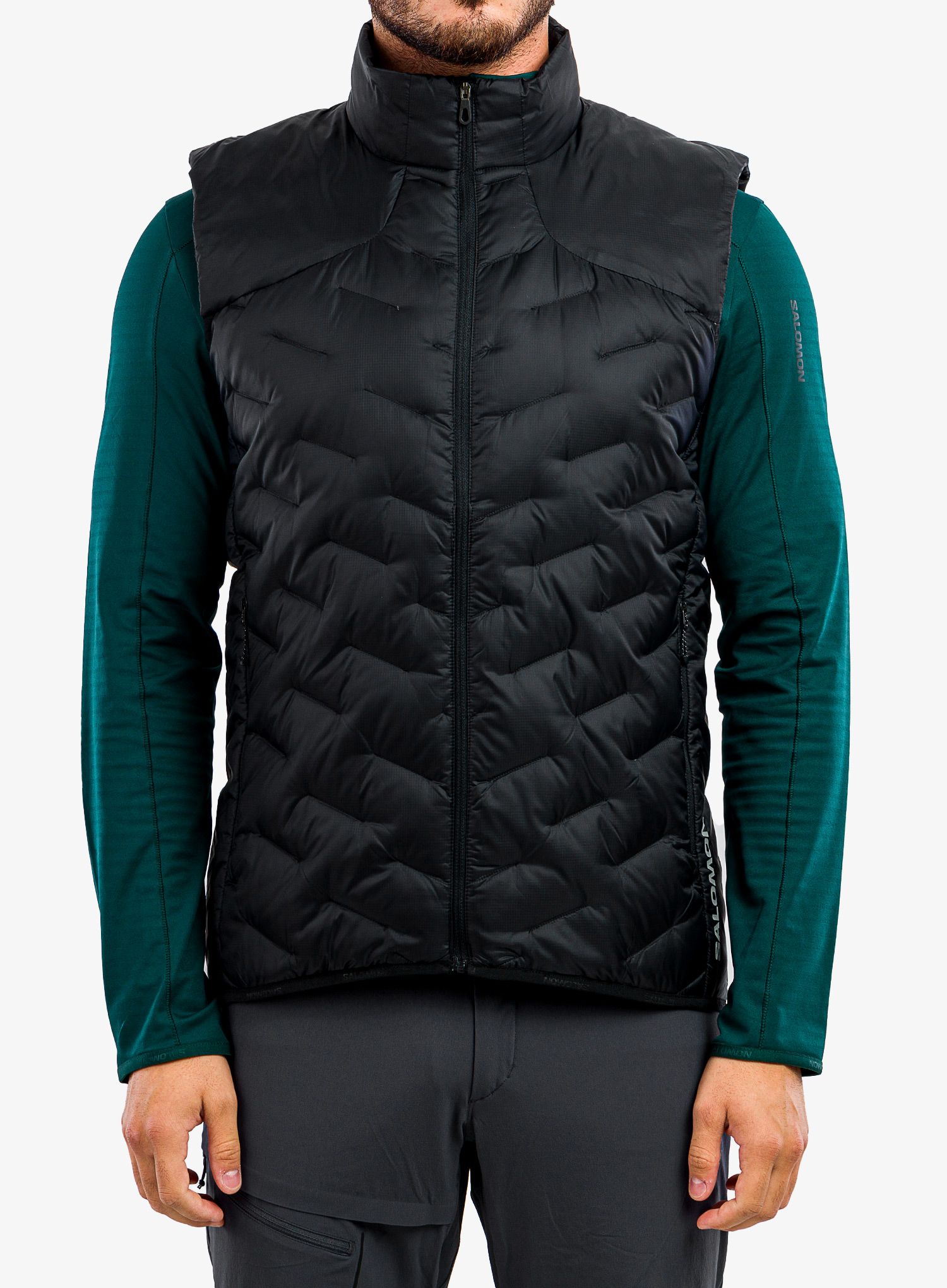 Жилет пуховий Salomon Outline Down Vest - deep black