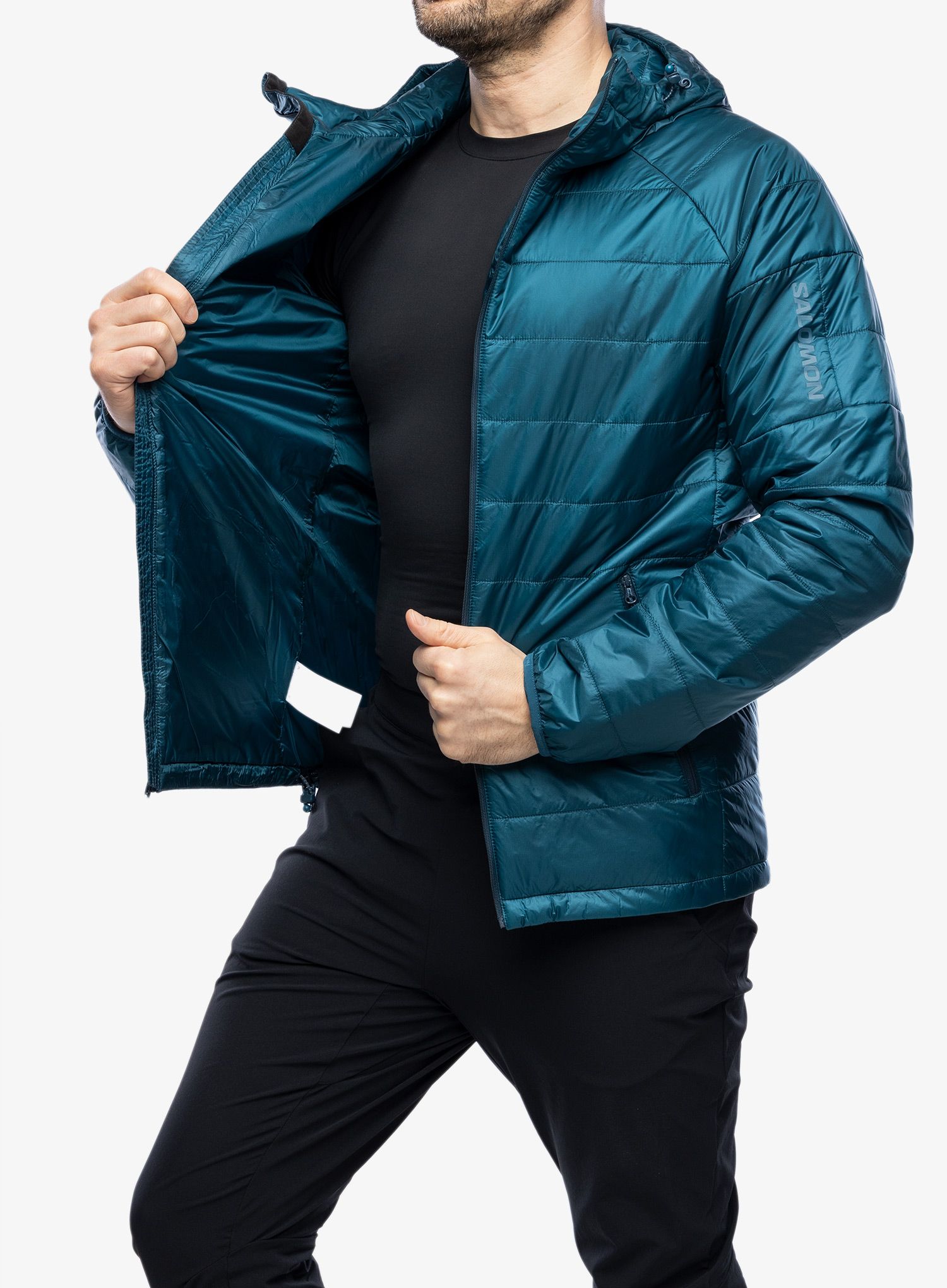 Куртка утеплена Salomon Outline HD Insul Jkt - deep dive