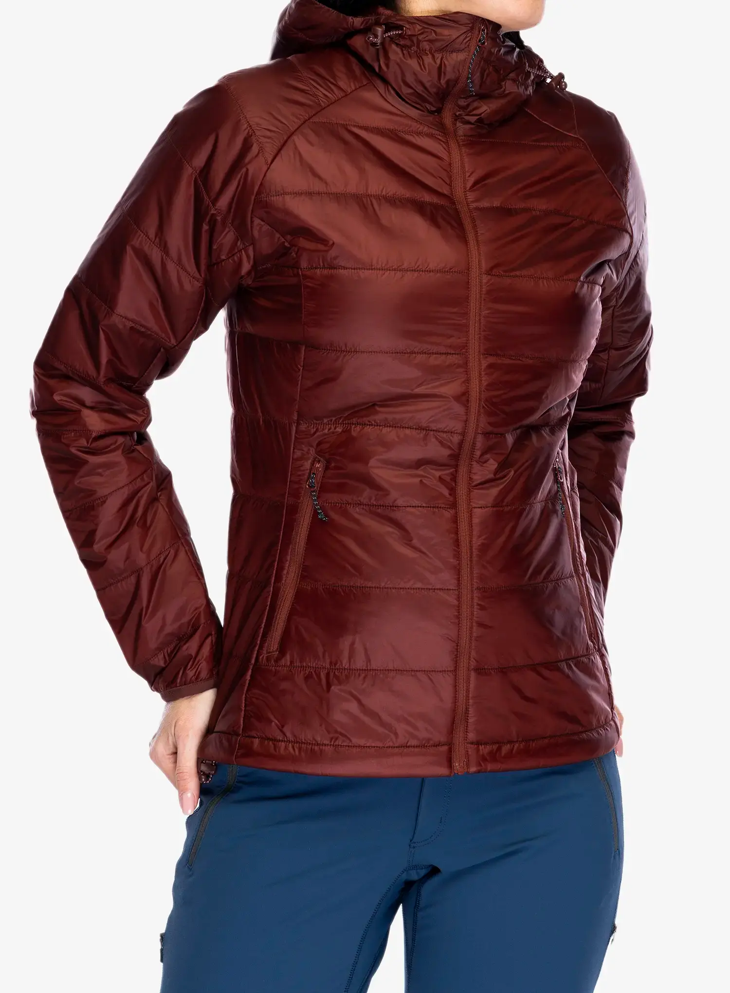 Куртка утеплена жіноча Salomon Outline HD JKT - rum raisin