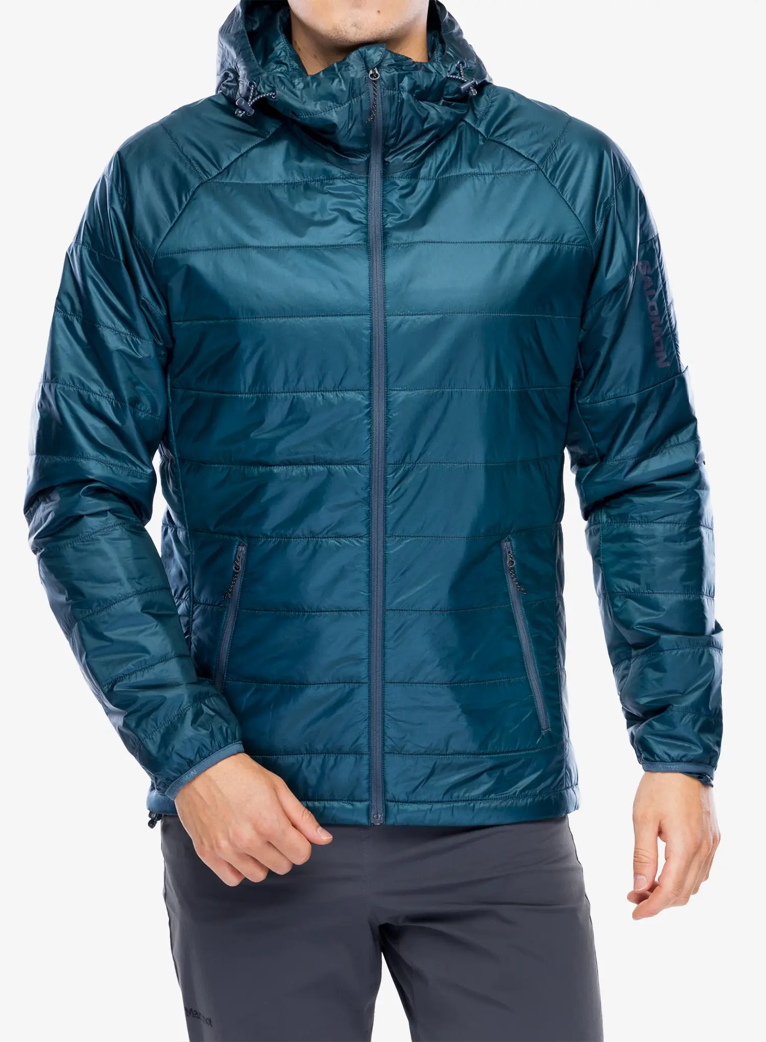 Куртка утеплена Salomon Outline HD Jacket - midnight navy
