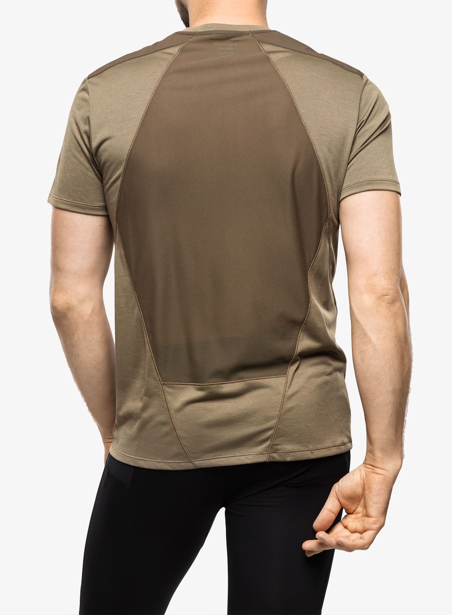 Швидковисихаюча футболка Salomon Outline SS Tee - dusky green/grape leaf