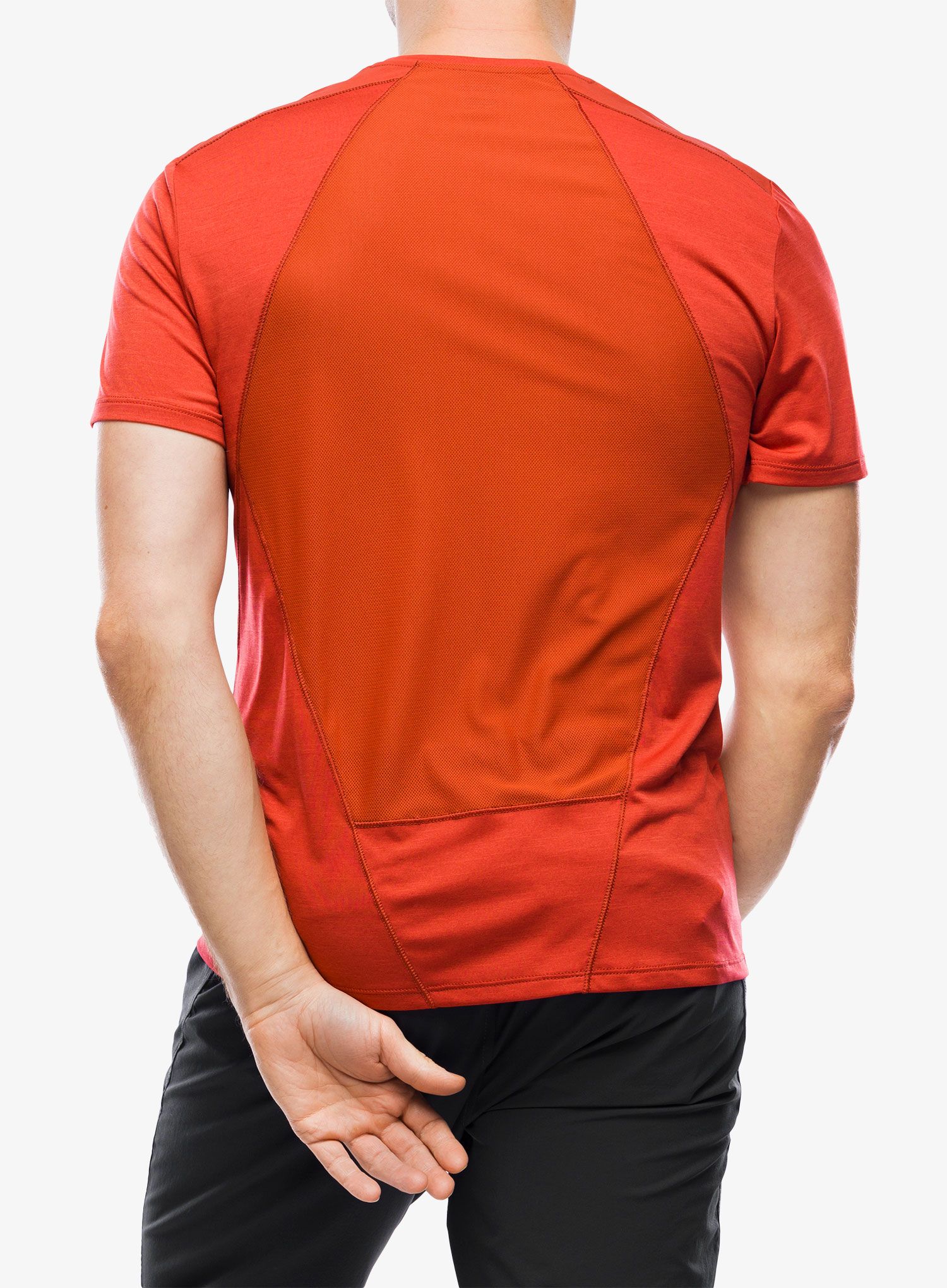 Футболка Salomon Outline SS Tee - red dahlia
