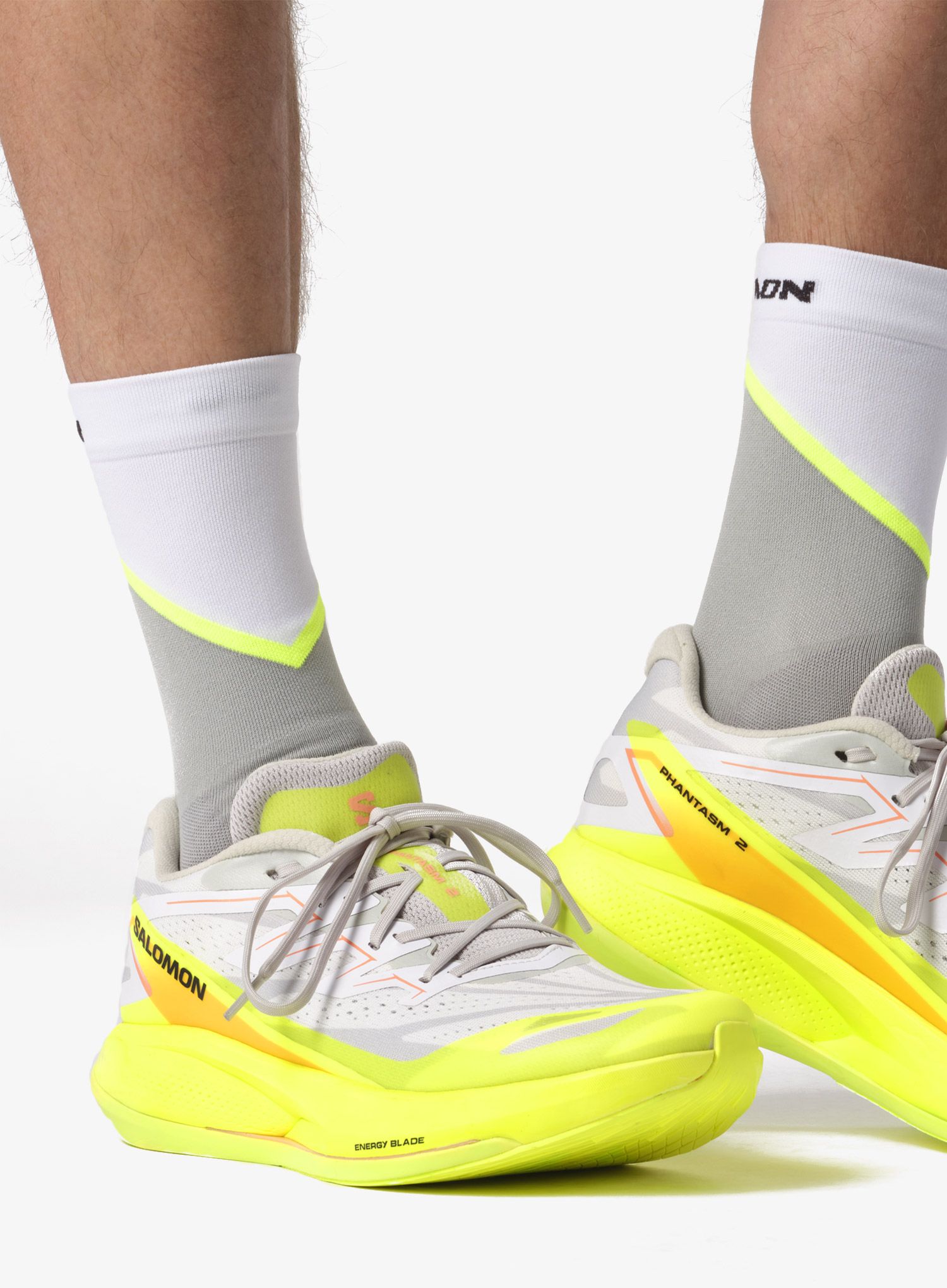 Кросівки для бігу Salomon Phantasm 2 - white/yellow/metal