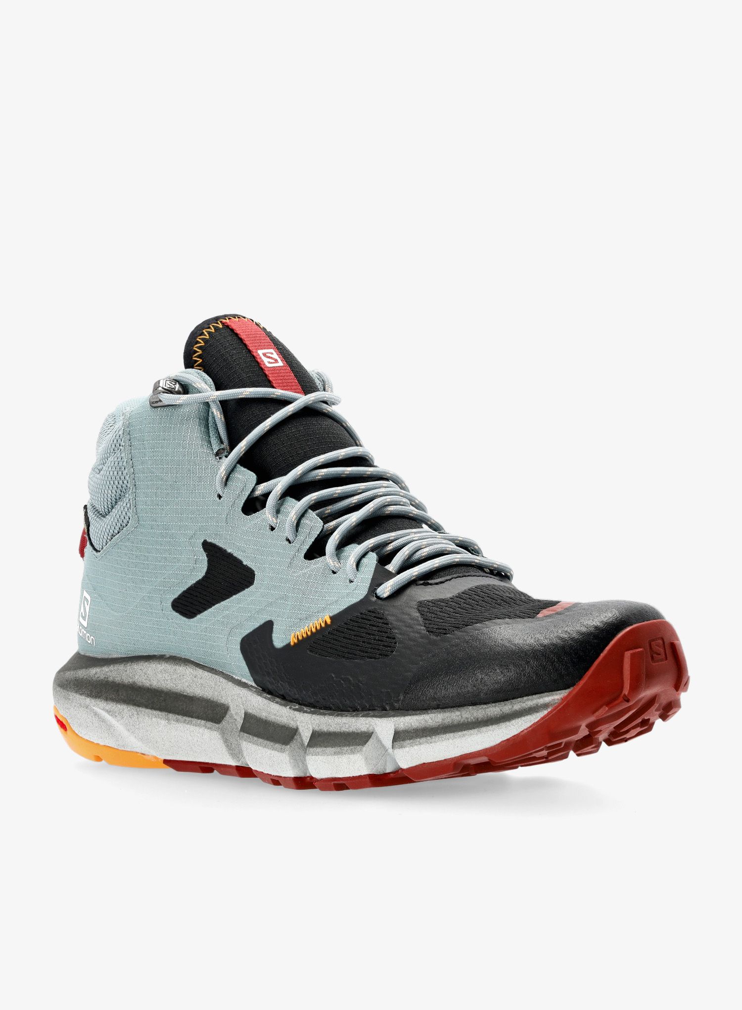 Черевики туристичні Salomon Predict Hike MID GTX - black/trooper/blazing orange