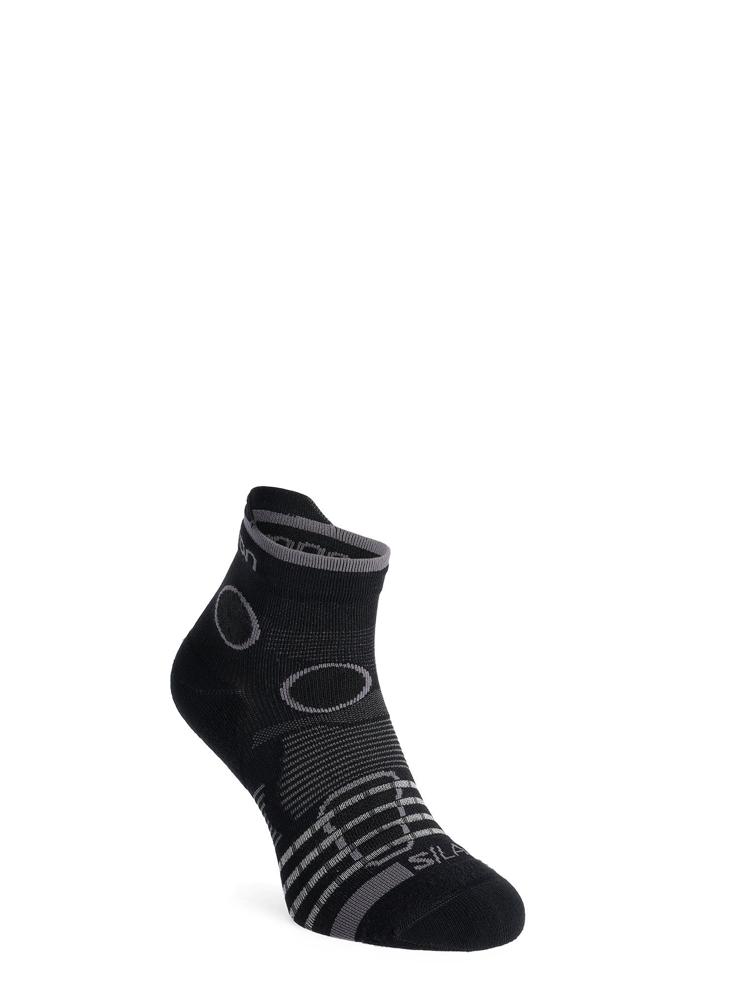 Шкарпетки для бігу Salomon S/Lab Pulse Ankle - deep black/grey