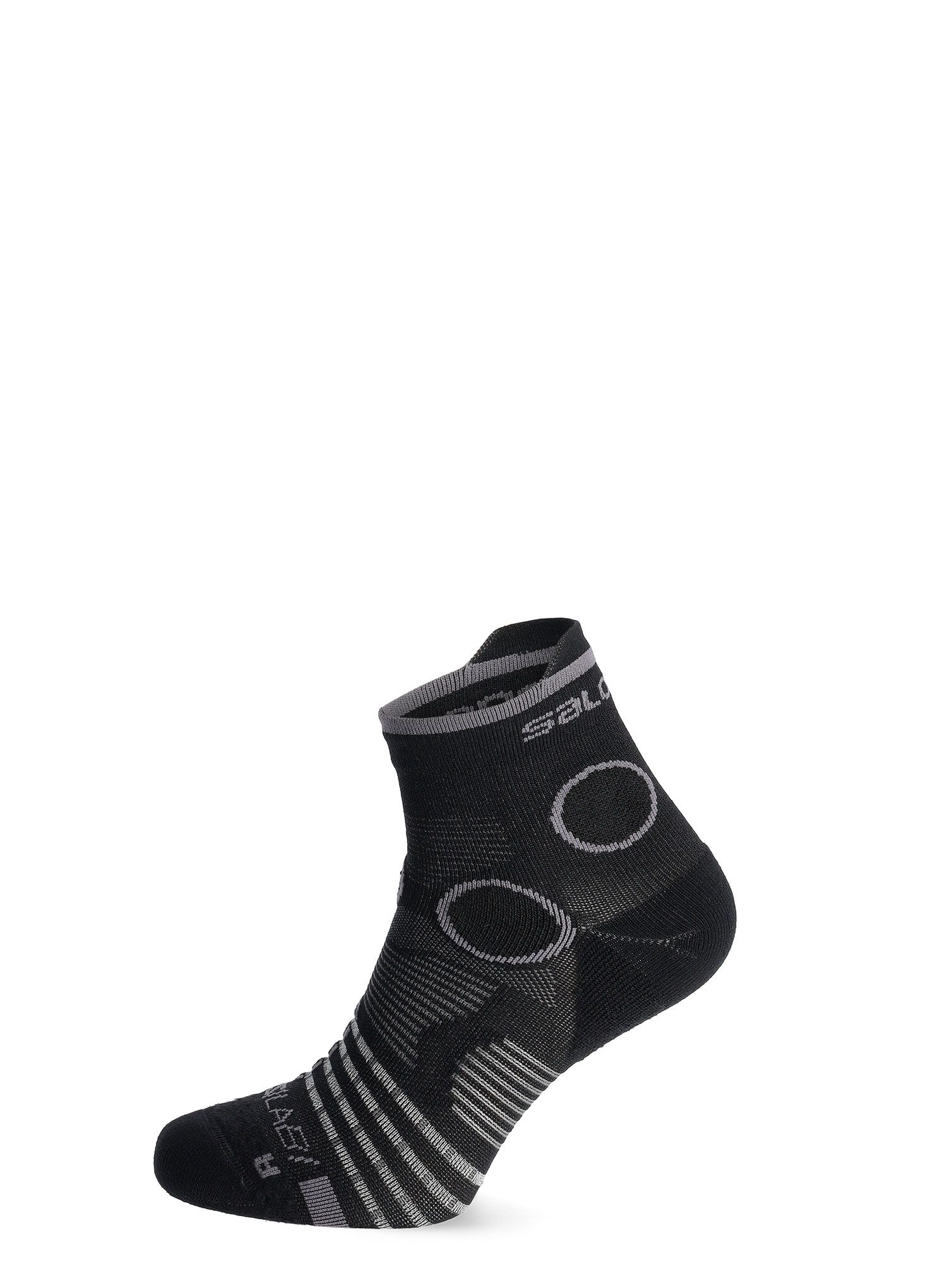 Шкарпетки для бігу Salomon S/Lab Pulse Ankle - deep black/grey