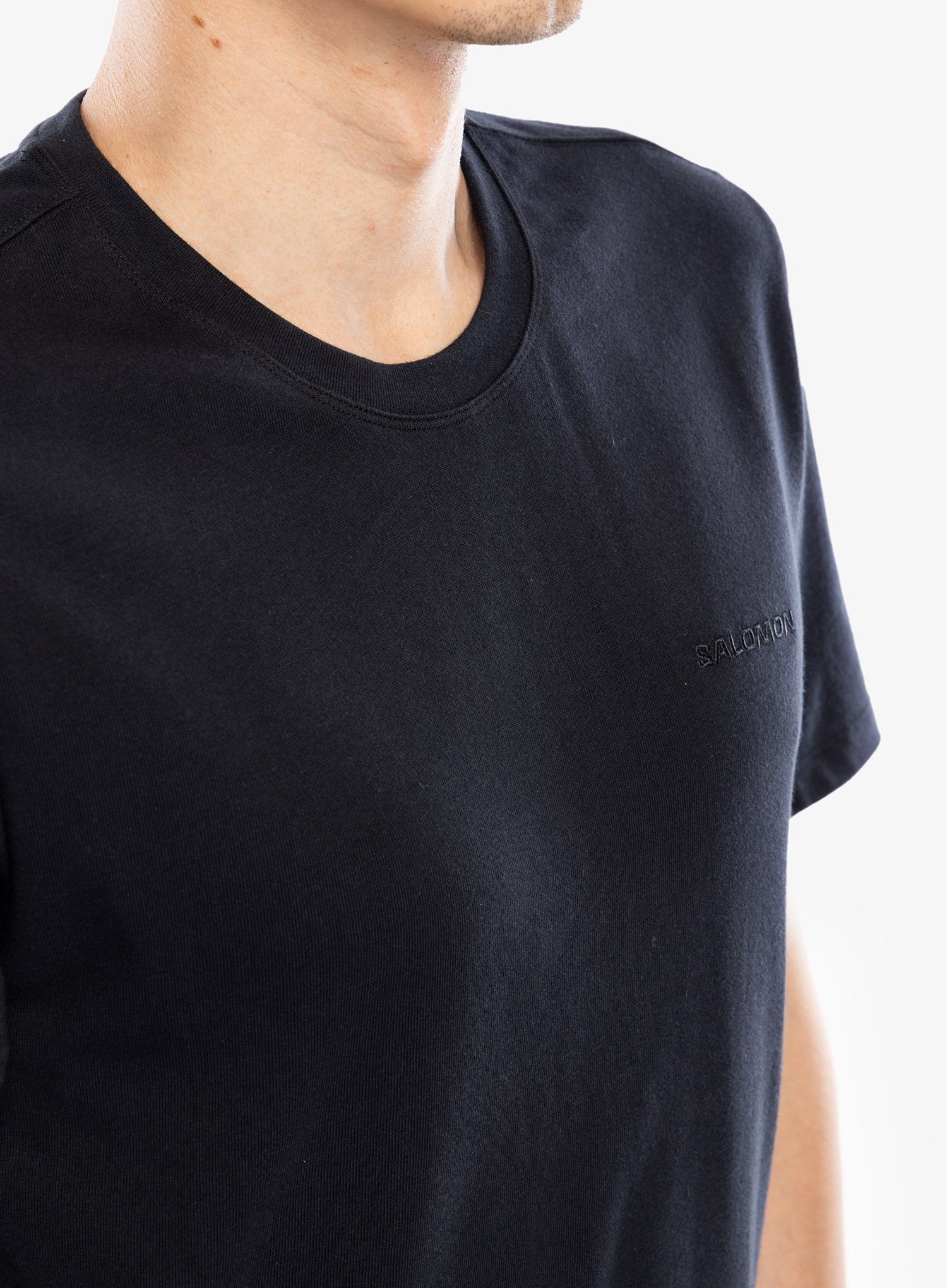 Футболка бавовняна Salomon Logo Pride S/S Tee - deep black