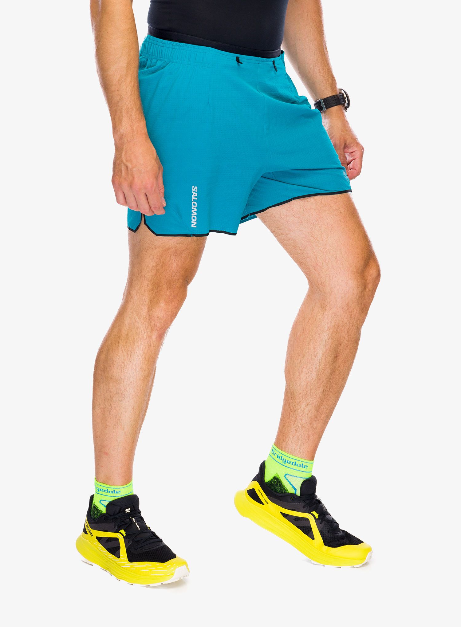 Шорти для бігу Salomon Sense Aero 5 Shorts - tahitian tide