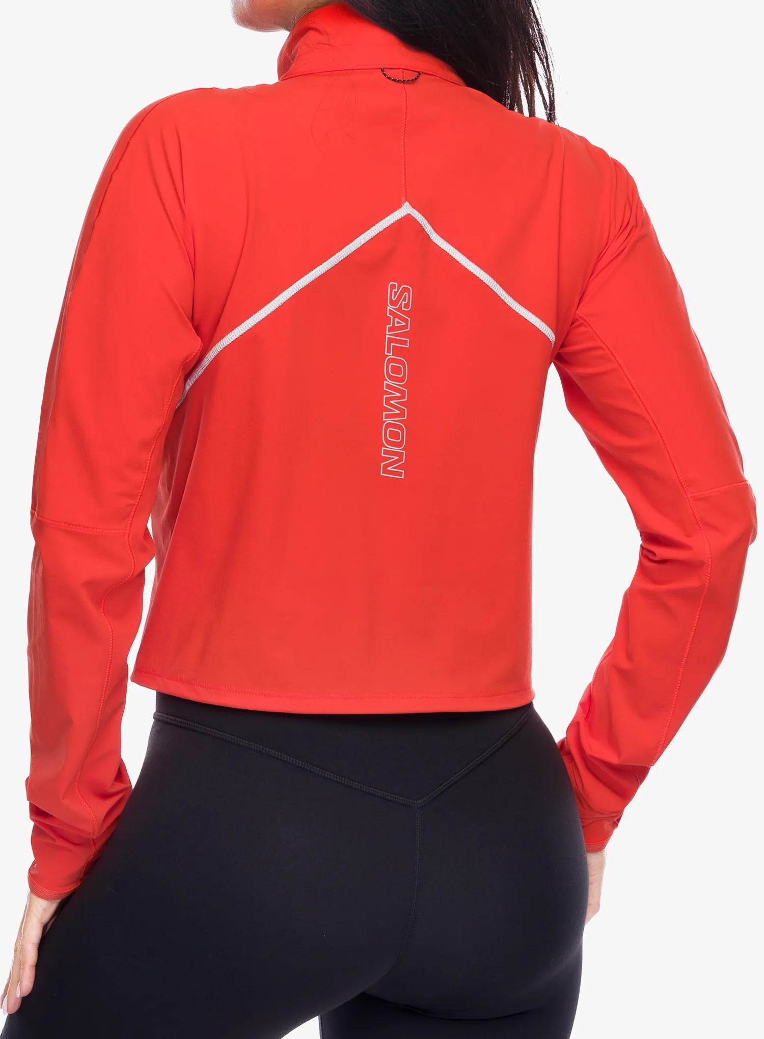 Куртка для бігу жіноча Salomon Sense Aero Hybrid CP PLVR - cherry tomato