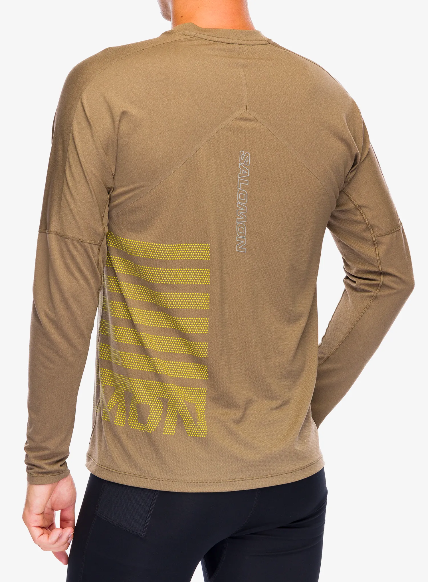 Кофта для бігу Salomon Sense Aero LS Tee GFX - shitake