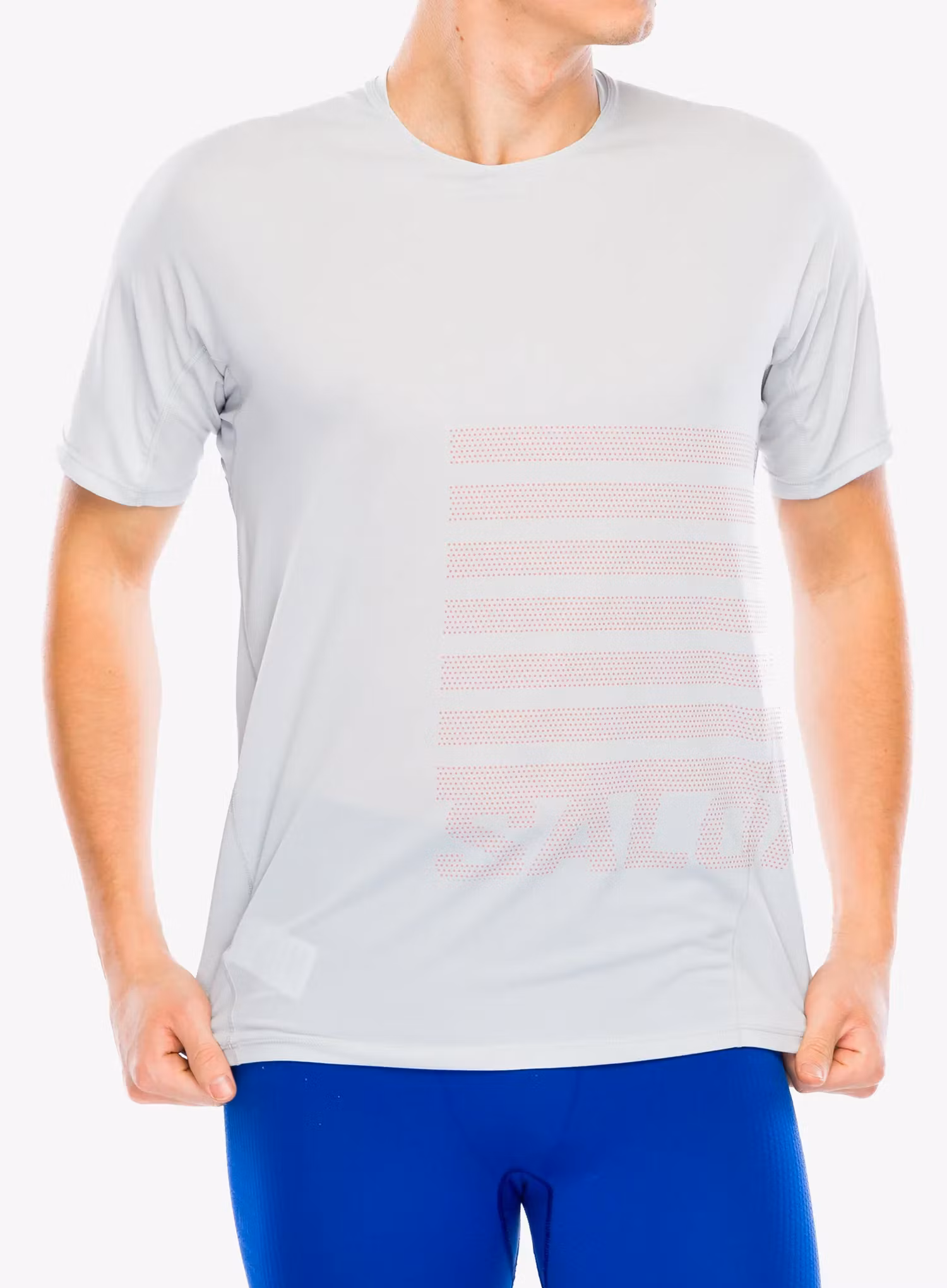 Футболка для бігу Salomon Sense Aero S/S GFX - gray