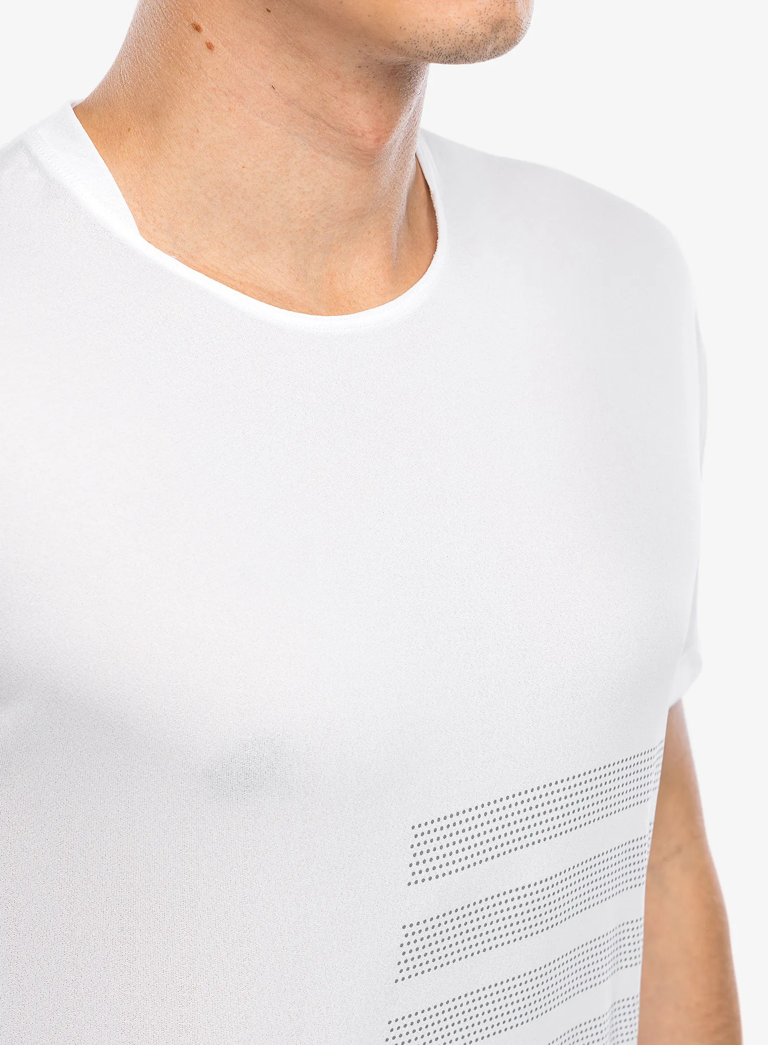 Футболка для бігу Salomon Sense Aero S/S GFX - white
