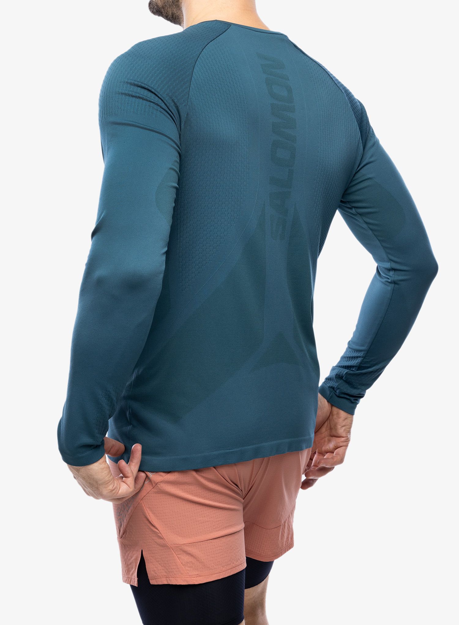 Кофта для бігу Salomon Sense Aero Seamless - deep dive
