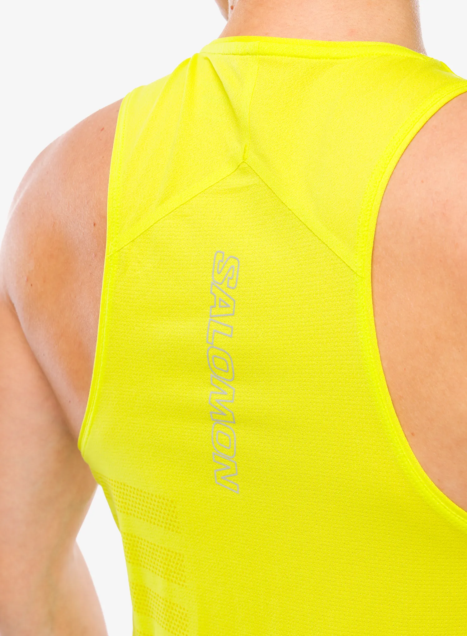 Футболка для бігу Salomon Sense Aero Singlet - sulphur