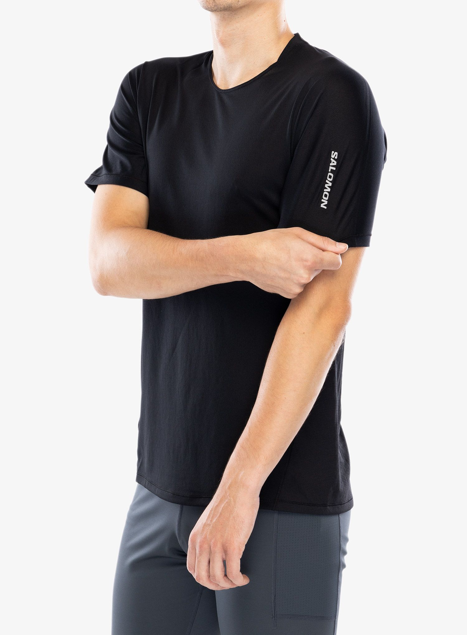 Швидковисихаюча футболка Salomon Sense Aero S/S - deep black