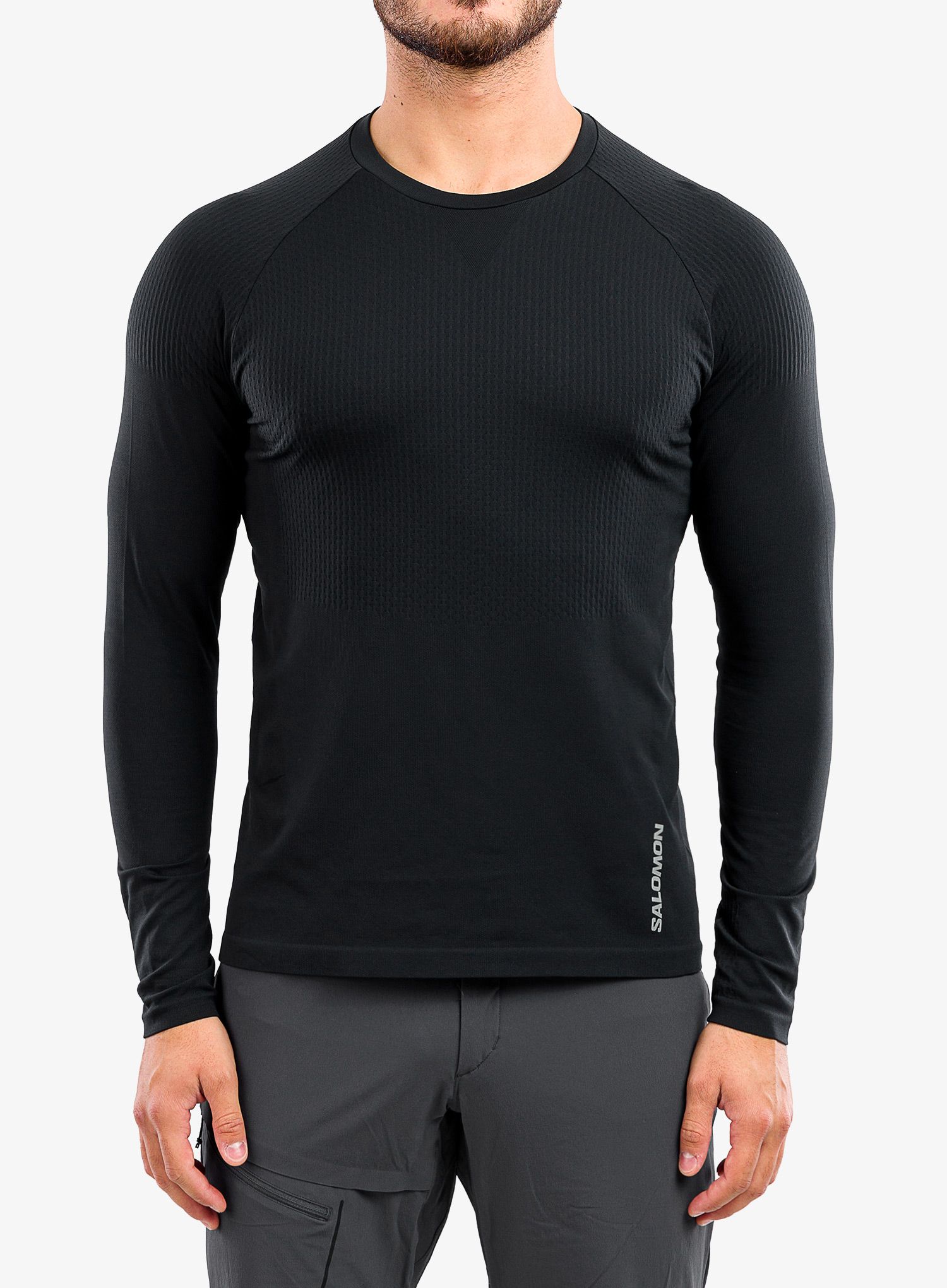 Кофта Salomon Sense Ls Tee - deep black
