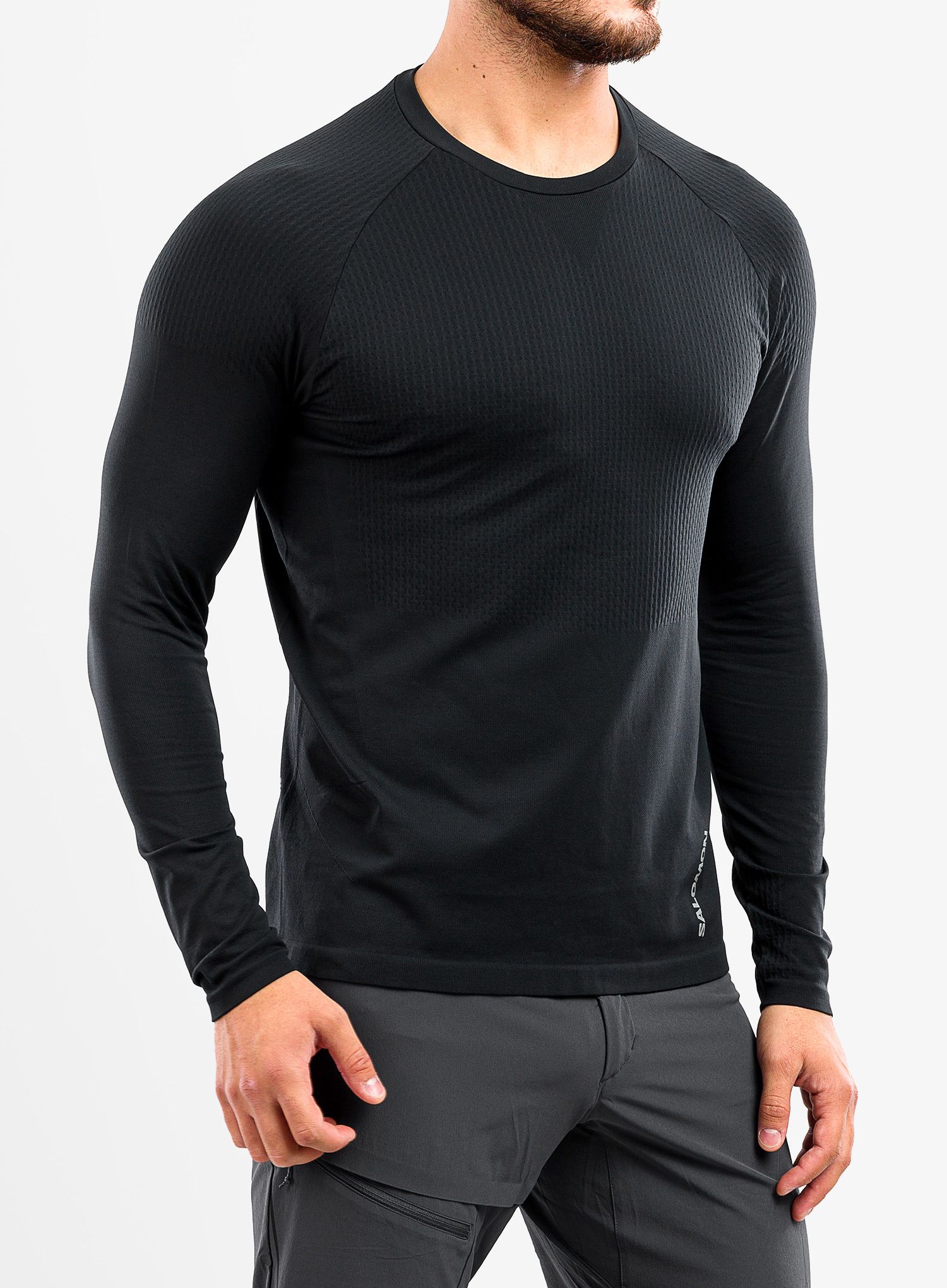Кофта Salomon Sense Ls Tee - deep black