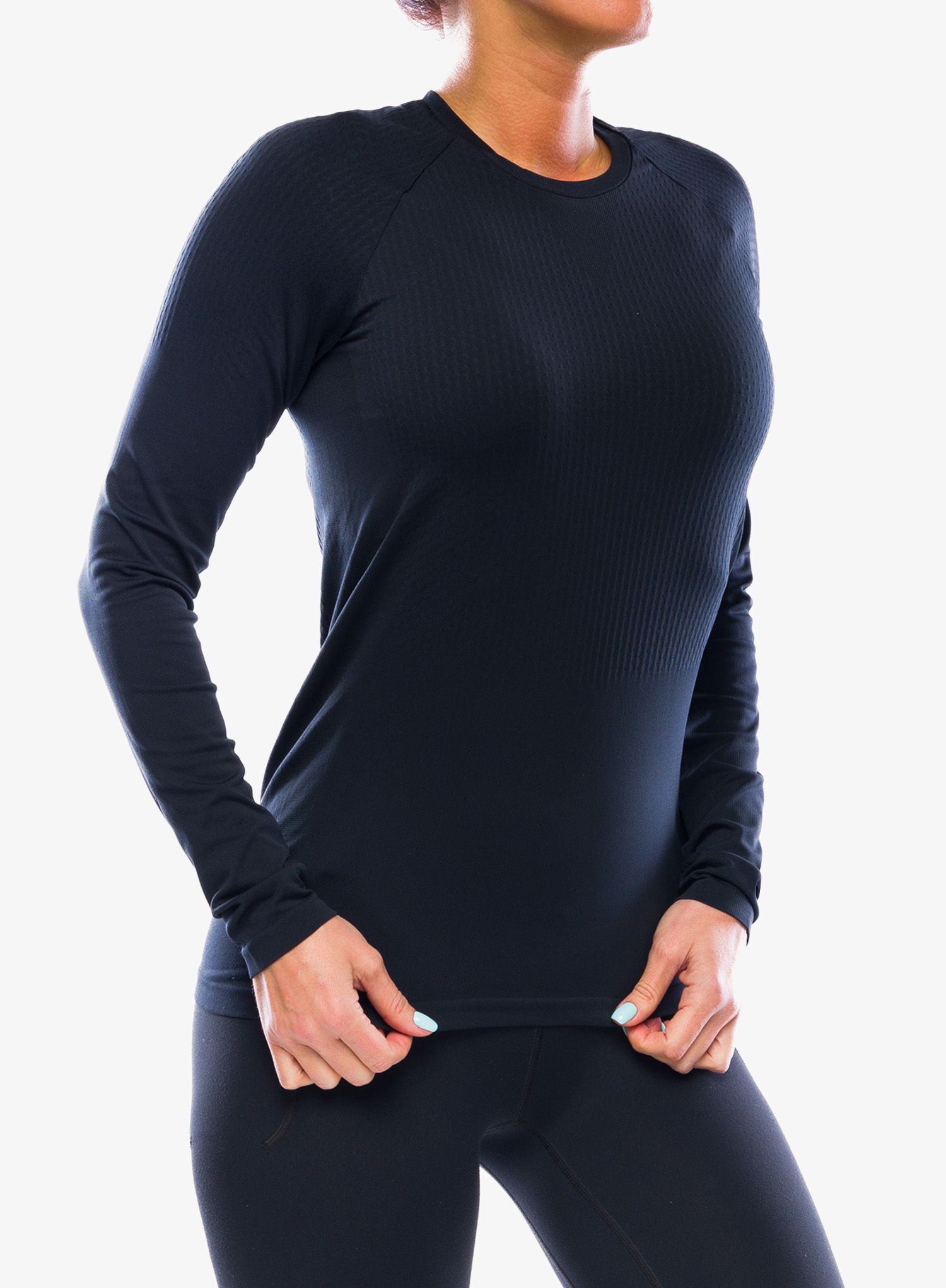 Кофта жіноча Salomon Cross Run Ls Tee - deep black